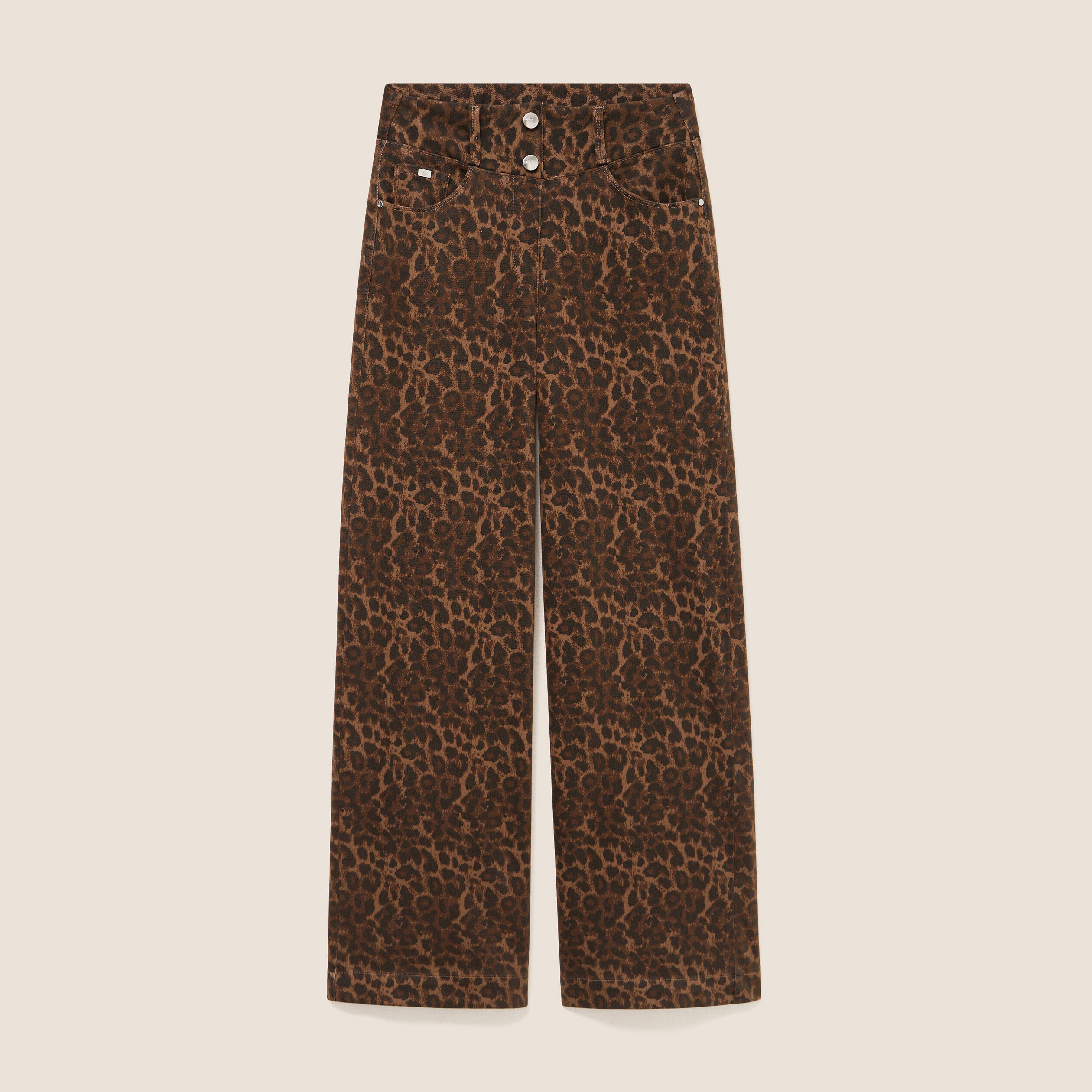 Jean marron femme