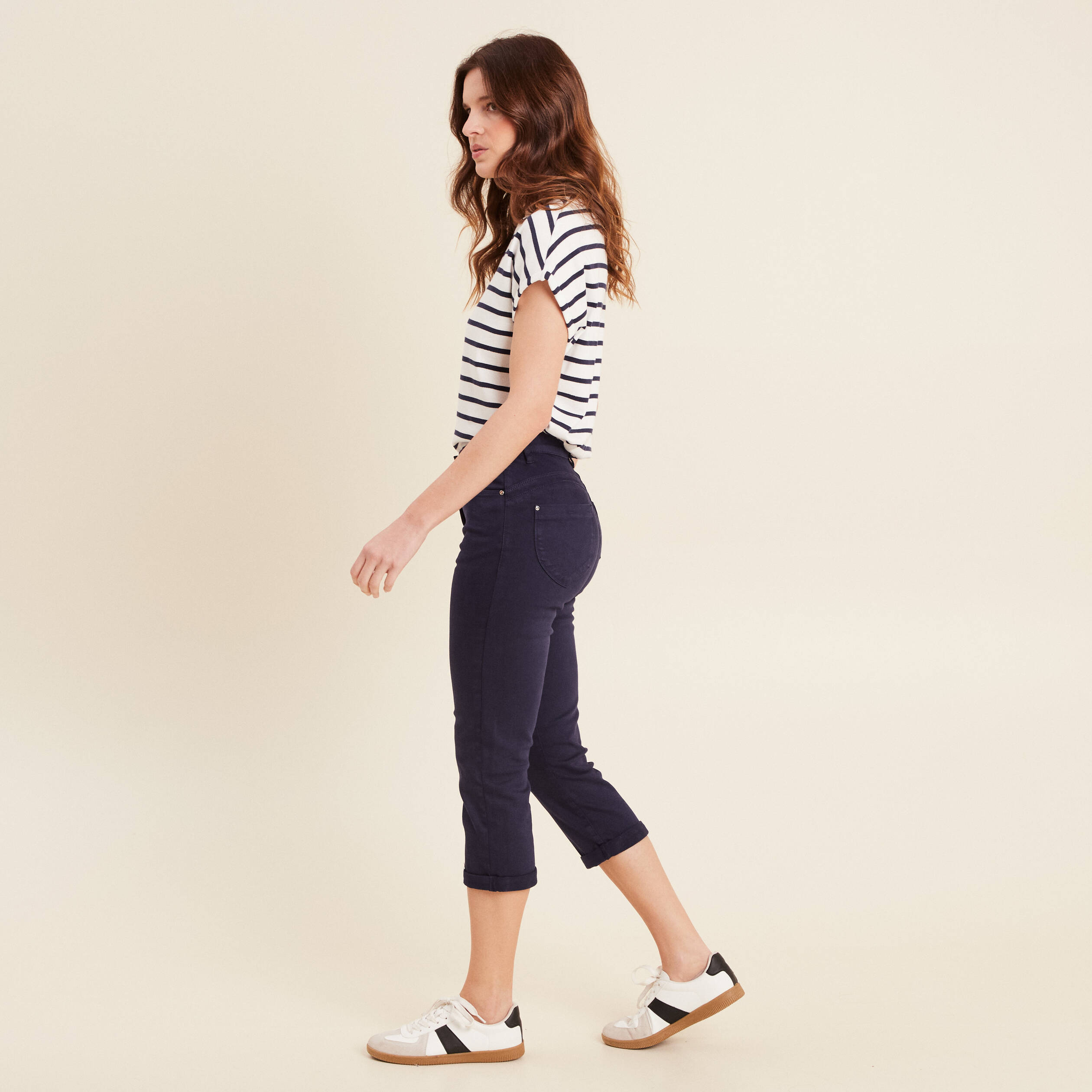 pantalon magique lunique bleu marine femme Pantalon magique l'unique bleu marine femme