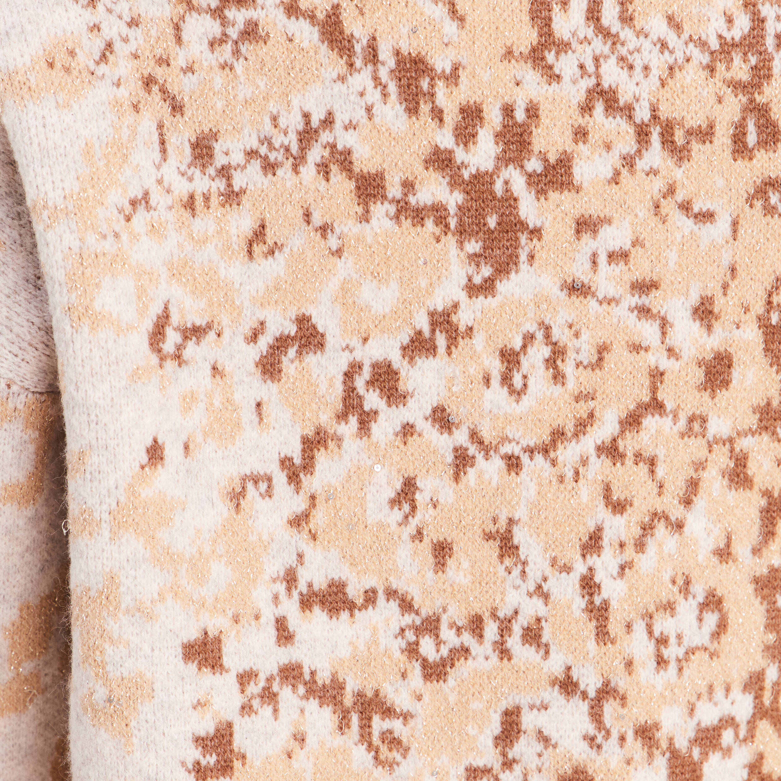 B&eacute;ret aspect laineux creme femme