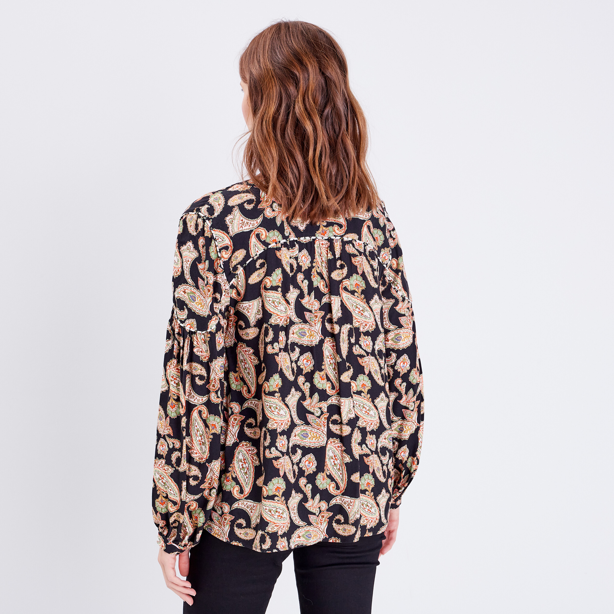 blouse manches longues noir femme Blouse manches longues noir femme
