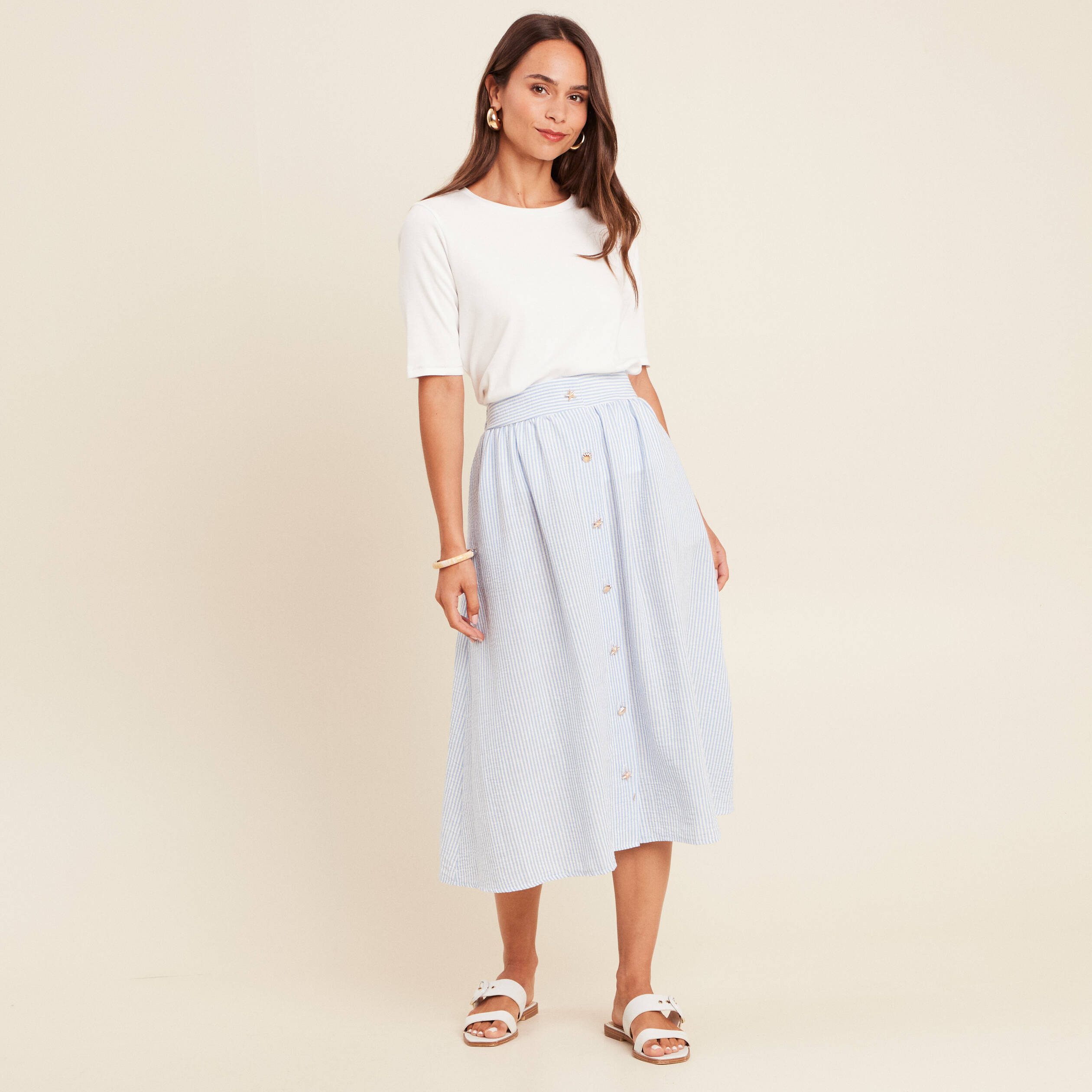 jupe bleu femme Jupe bleu femme