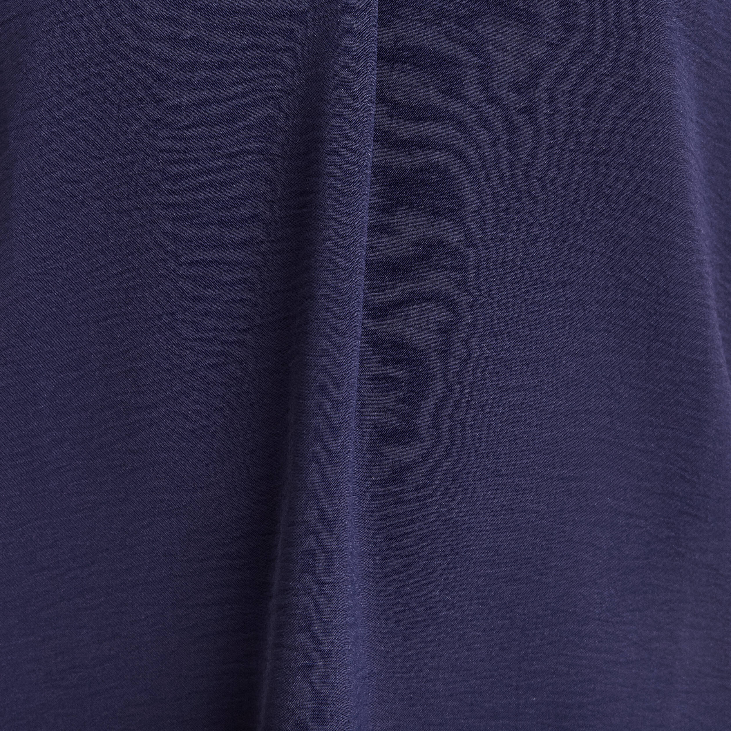 T-shirt bi-mati&egrave;re manches courtes bleu marine femme