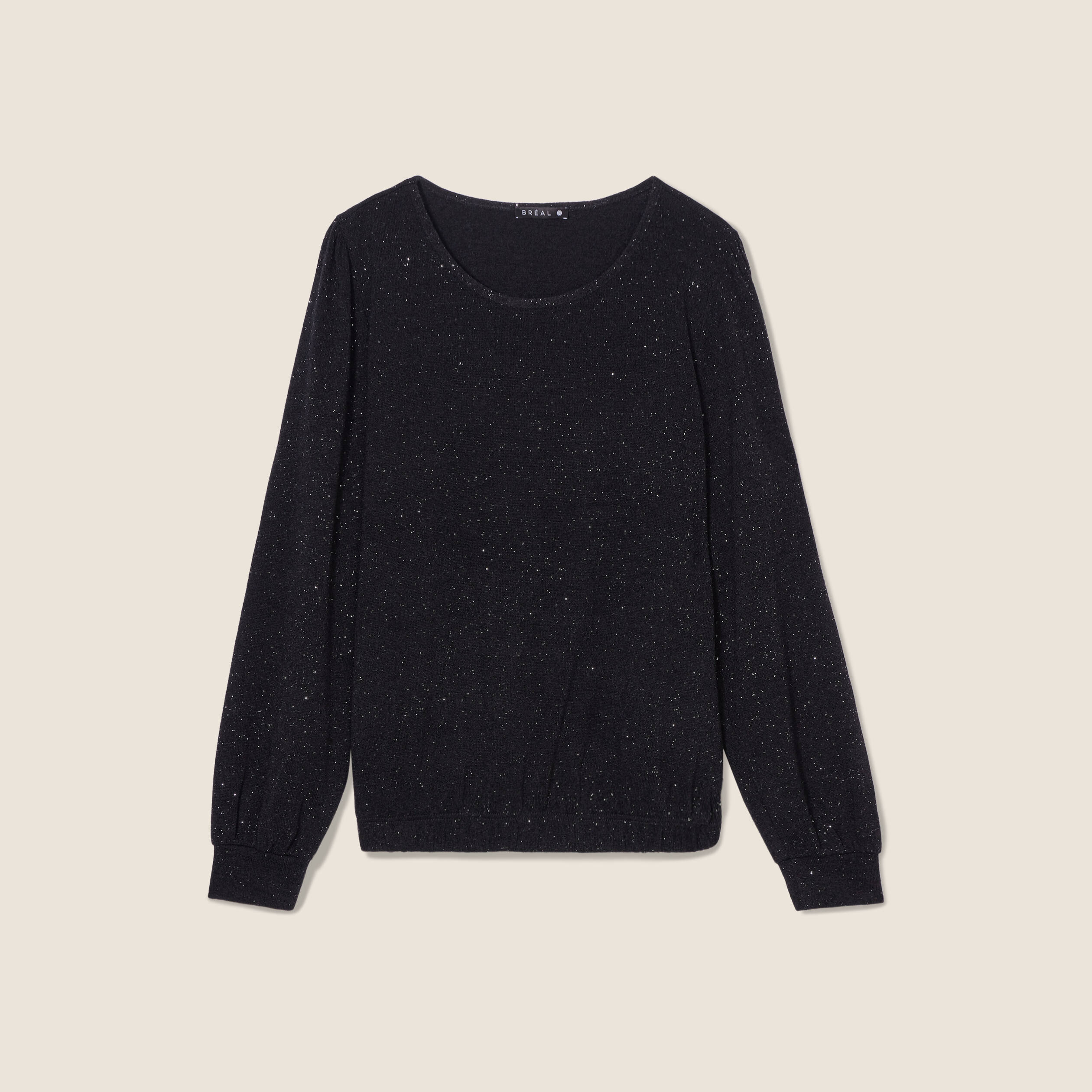 t shirt manches longues noir femme T-shirt manches longues noir femme