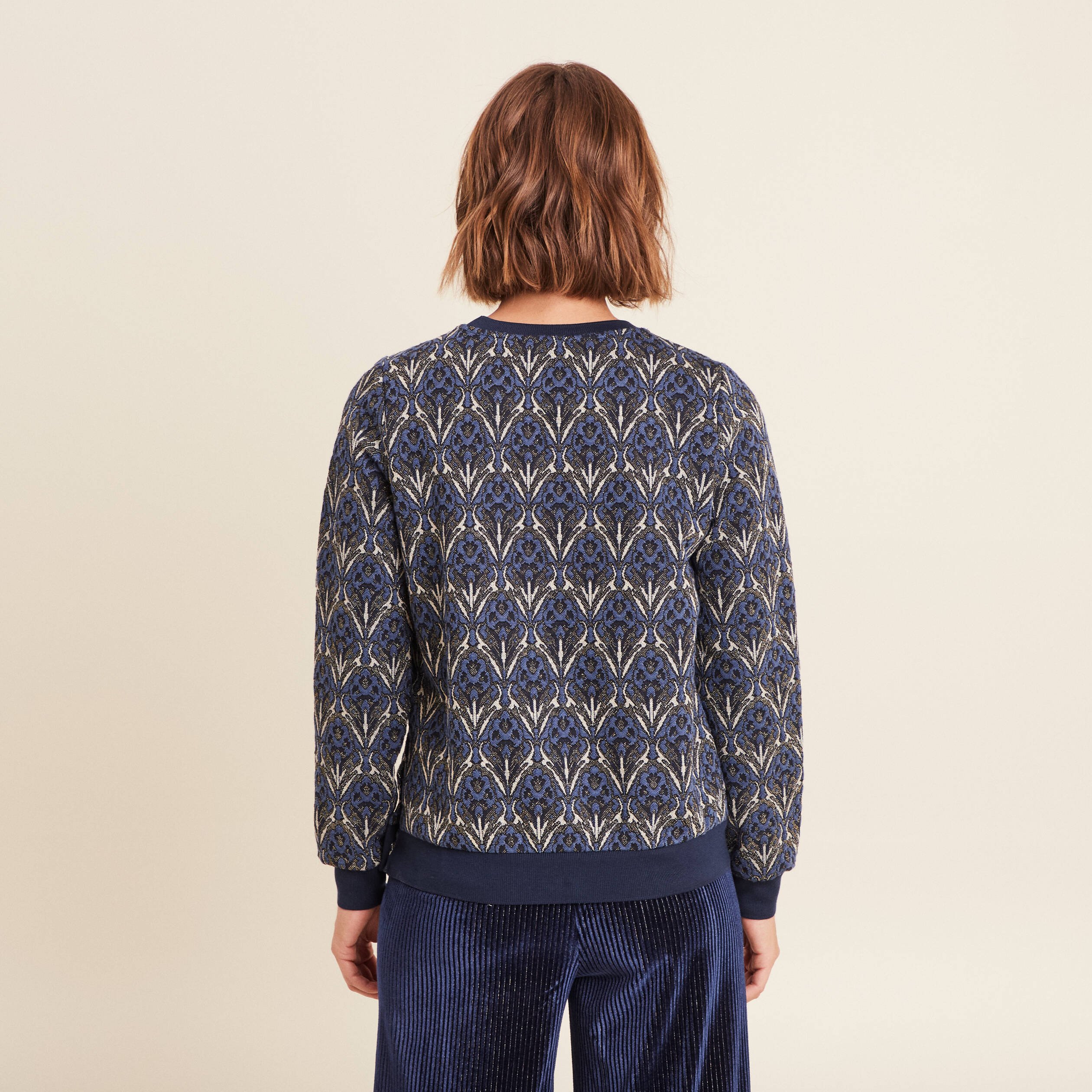 t shirt manches longues bleu femme T-shirt manches longues bleu femme