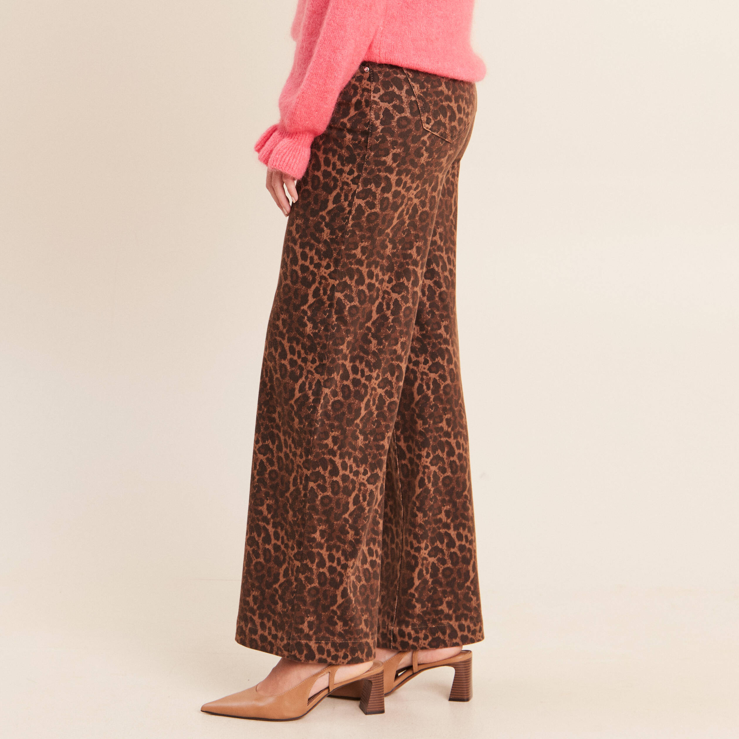 Pantalon Magique L'Enfilable marron femme