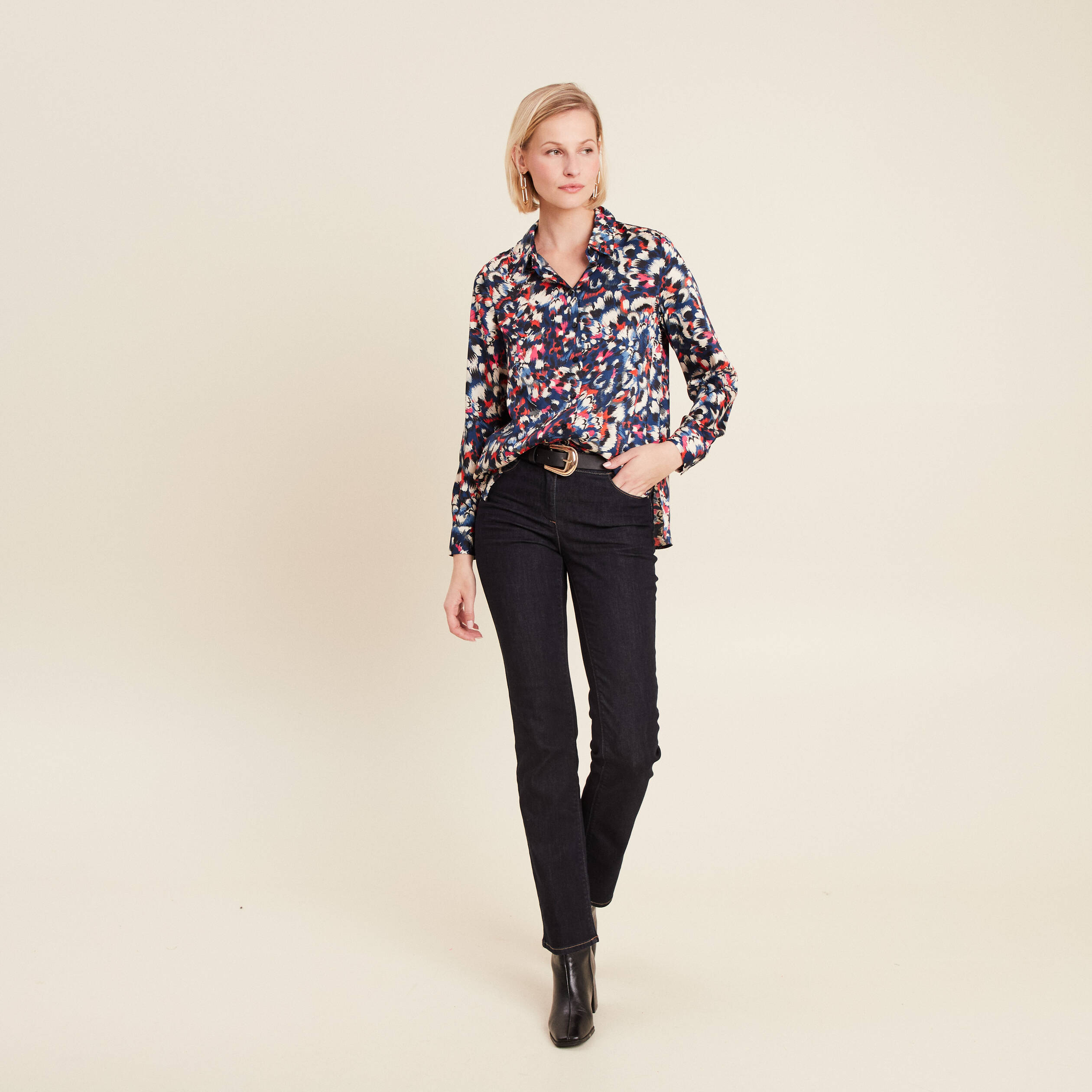 chemise manches longues noir femme Chemise manches longues noir femme