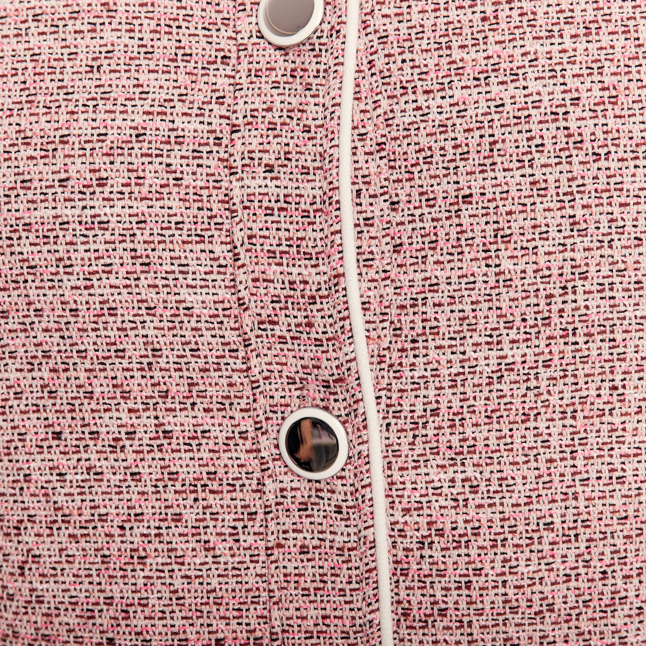 veste droite boutonnee rose clair femme Veste droite boutonnée rose clair femme