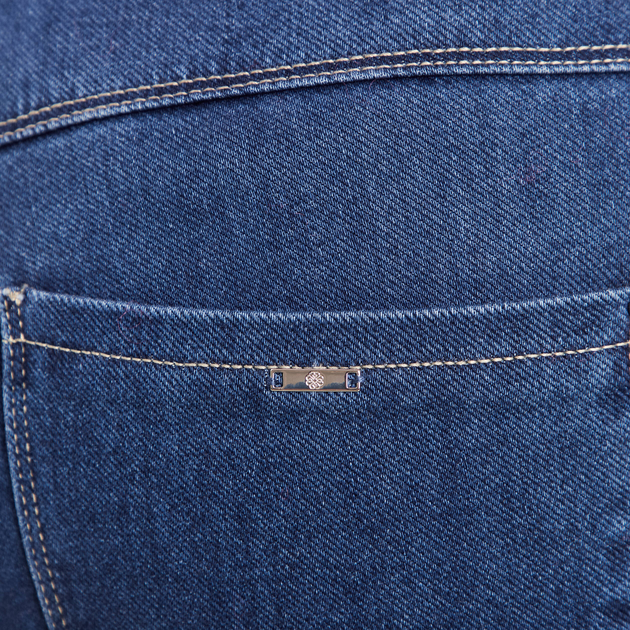 jean bootcut taille basculee brode denim stone femme jean bootcut taille basculée brodé denim stone femme