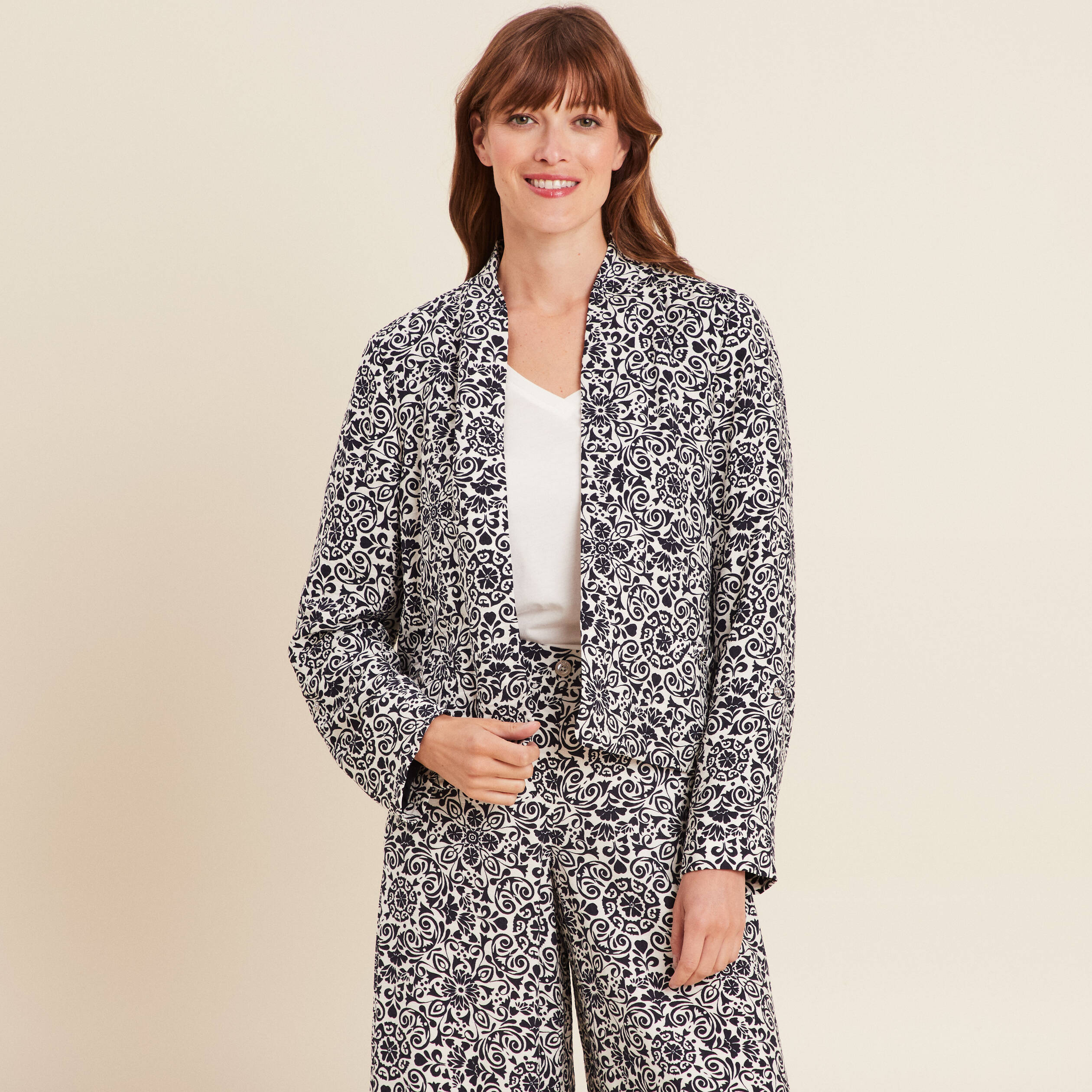 veste ouverte doublee bleu marine femme Veste ouverte doublée bleu marine femme