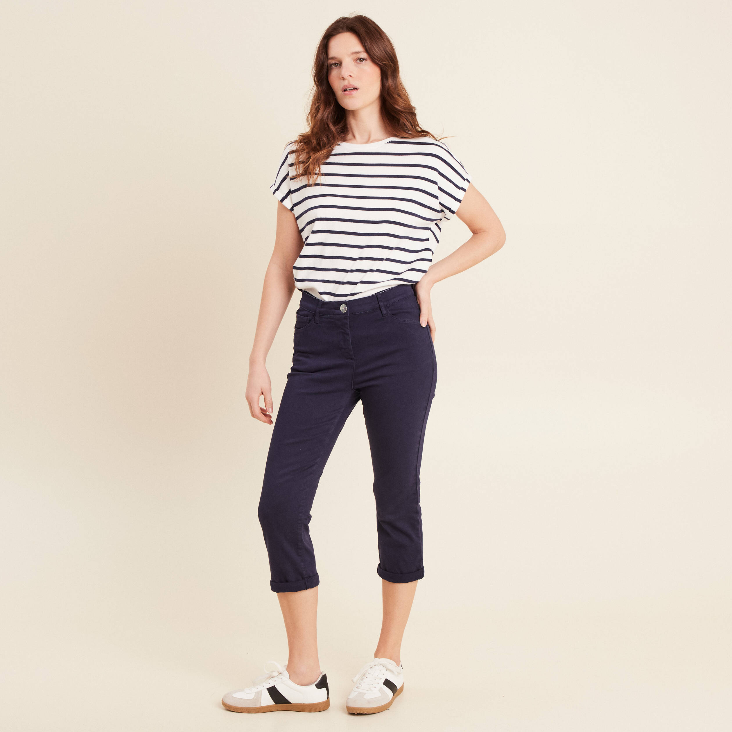 pantalon magique lunique bleu marine femme Pantalon magique l'unique bleu marine femme