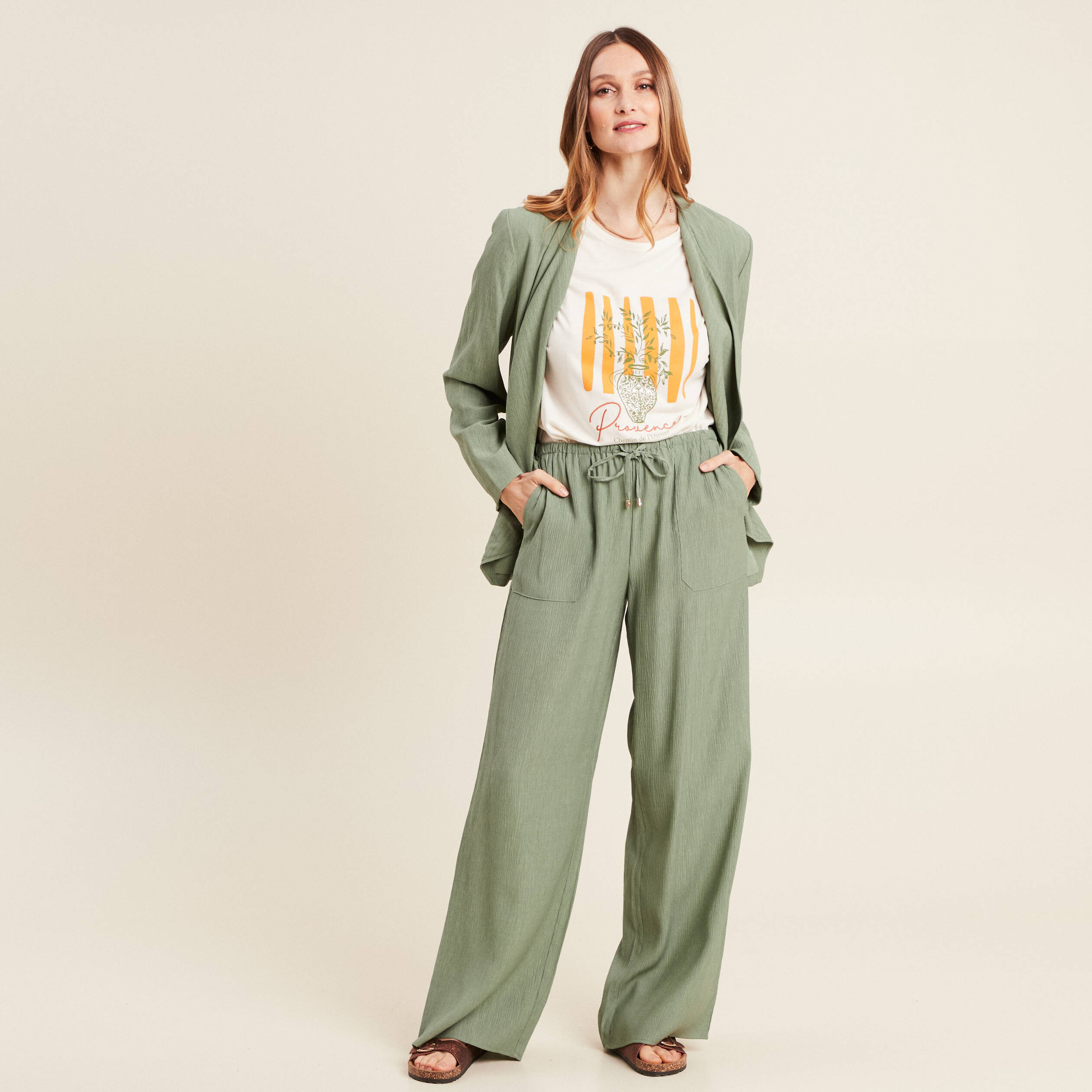 t shirt manches courtes ecru femme T-shirt manches courtes ecru femme