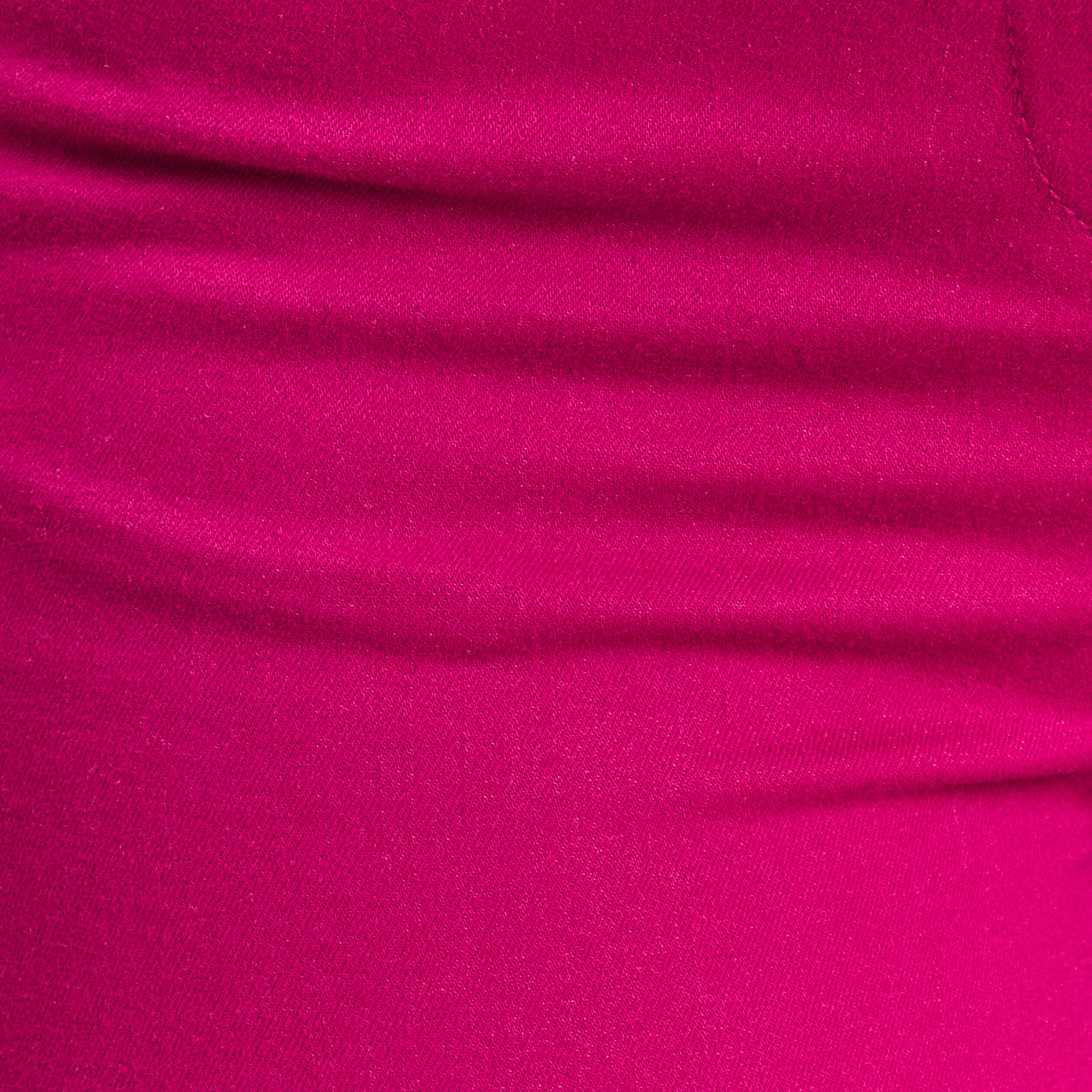 bermuda ajuste ceinture rose fushia femme Bermuda ajusté ceinturé rose fushia femme
