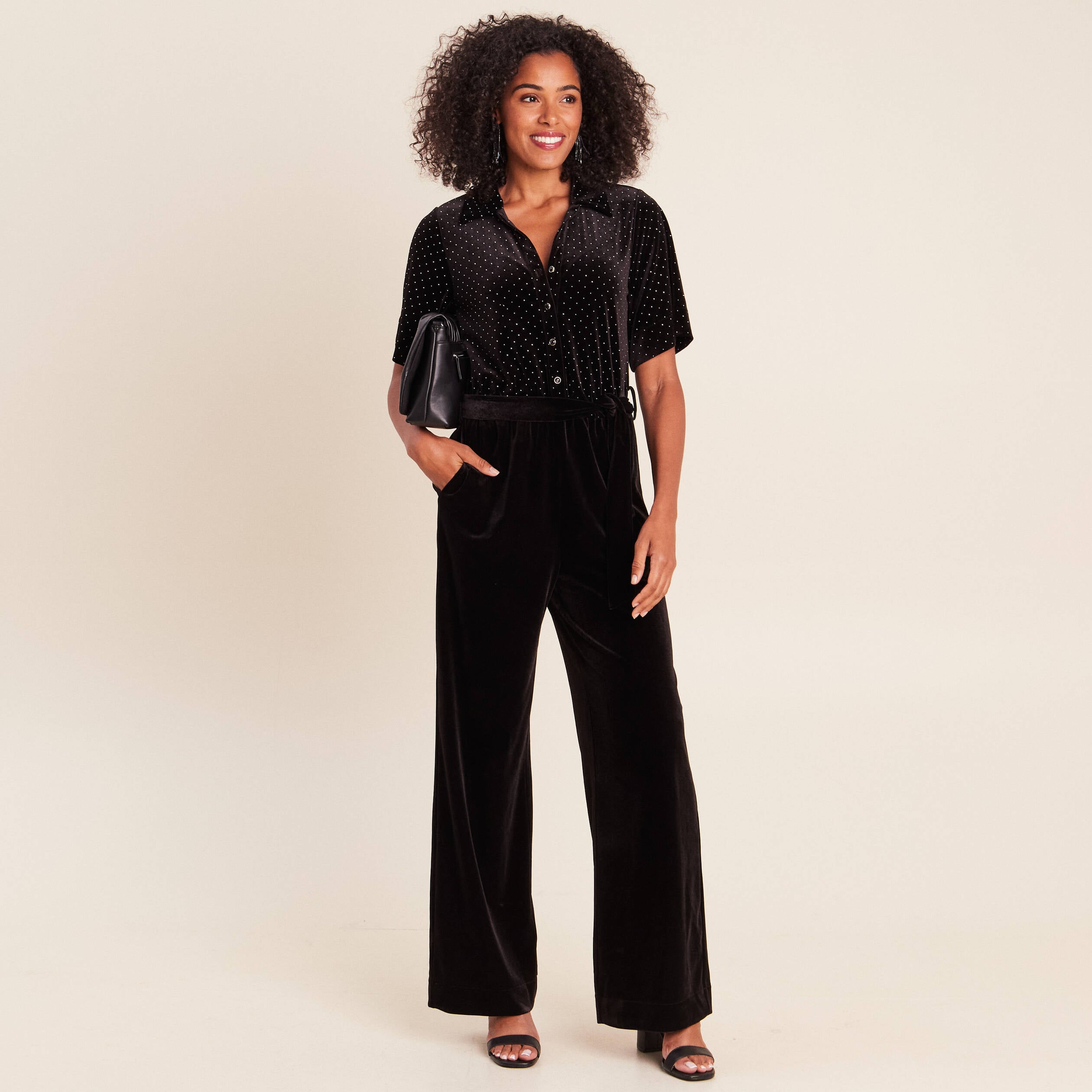 Combinaison noir femme