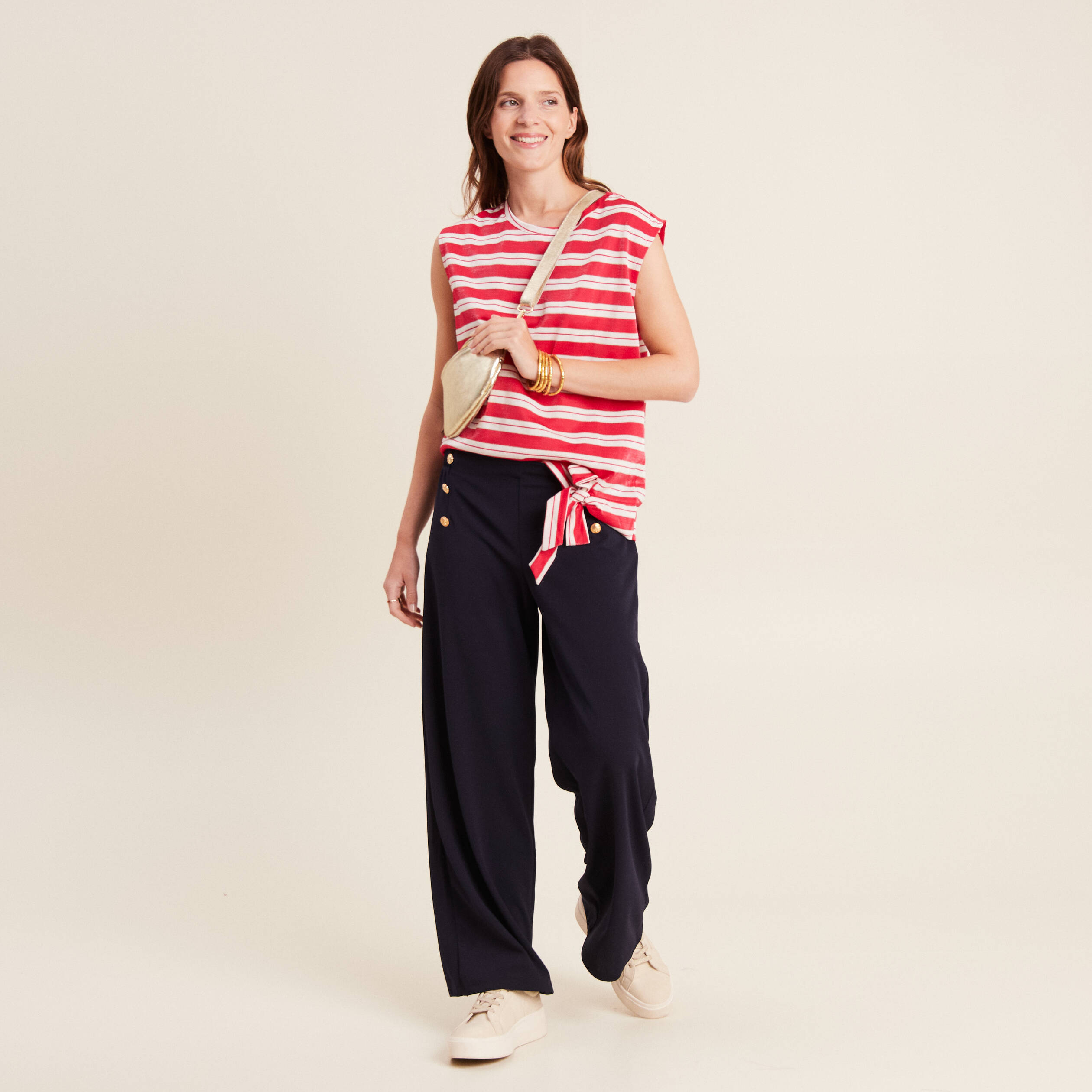 t shirt manches courtes rouge femme T-shirt manches courtes rouge femme
