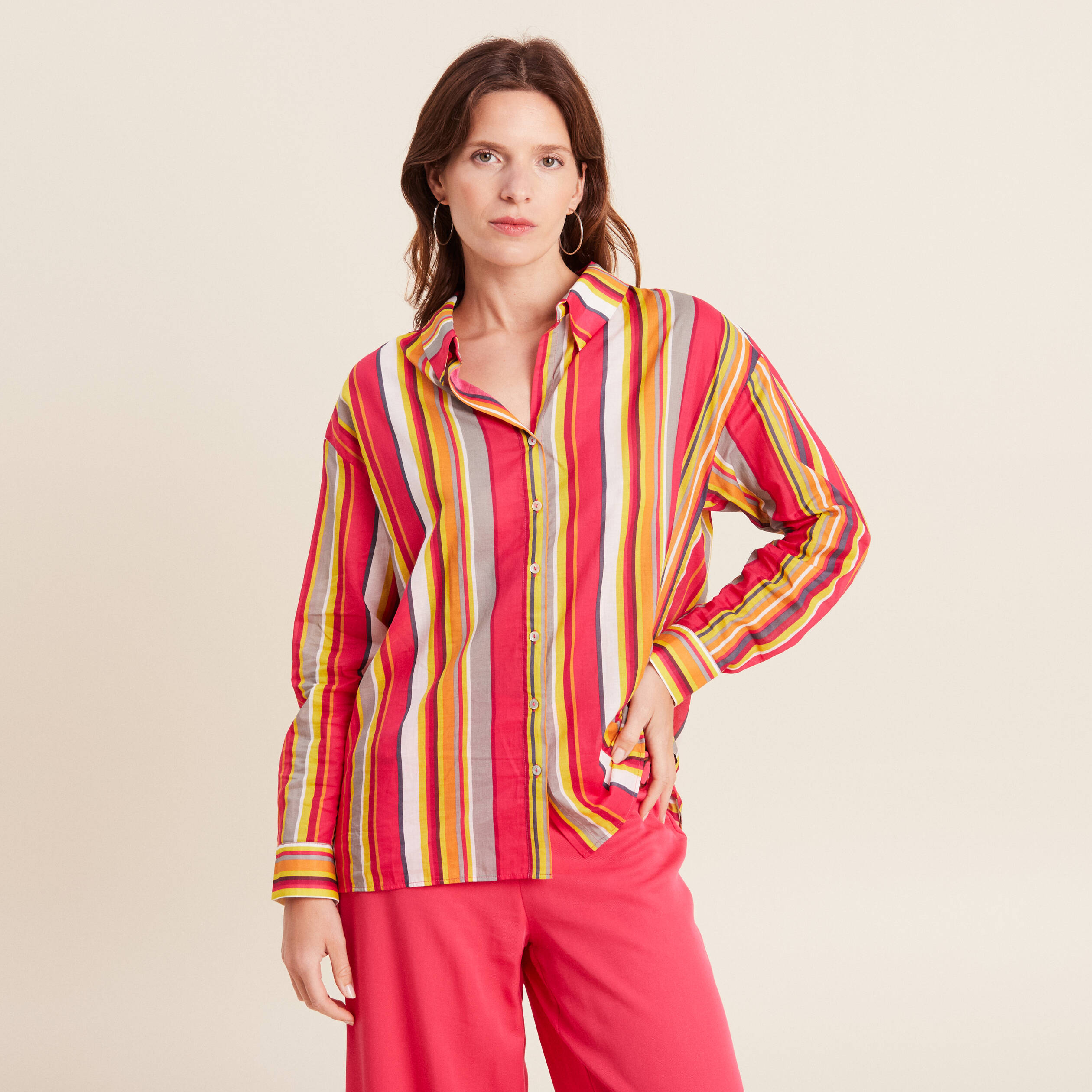 chemise rayee femme multicolore femme Chemise rayée femme multicolore femme