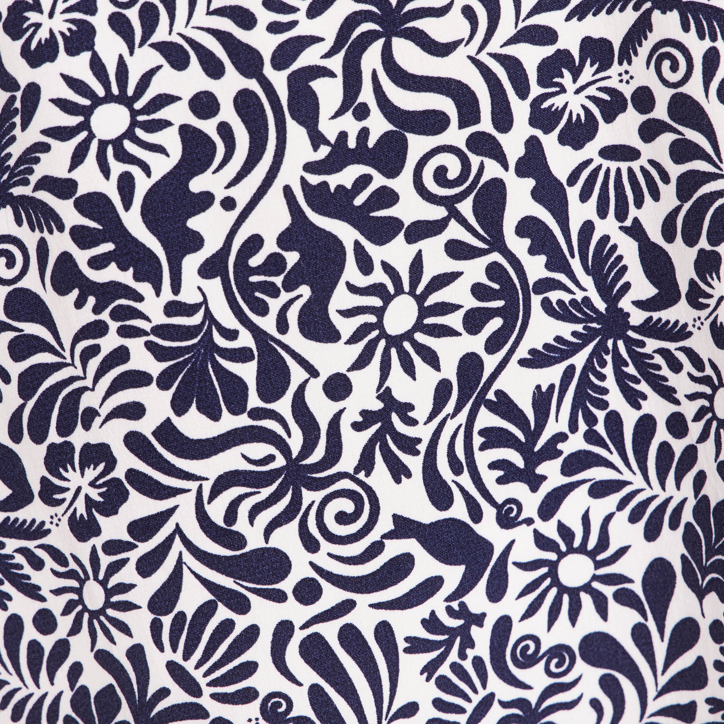 Blouse ample manches courtes fluide bleu femme