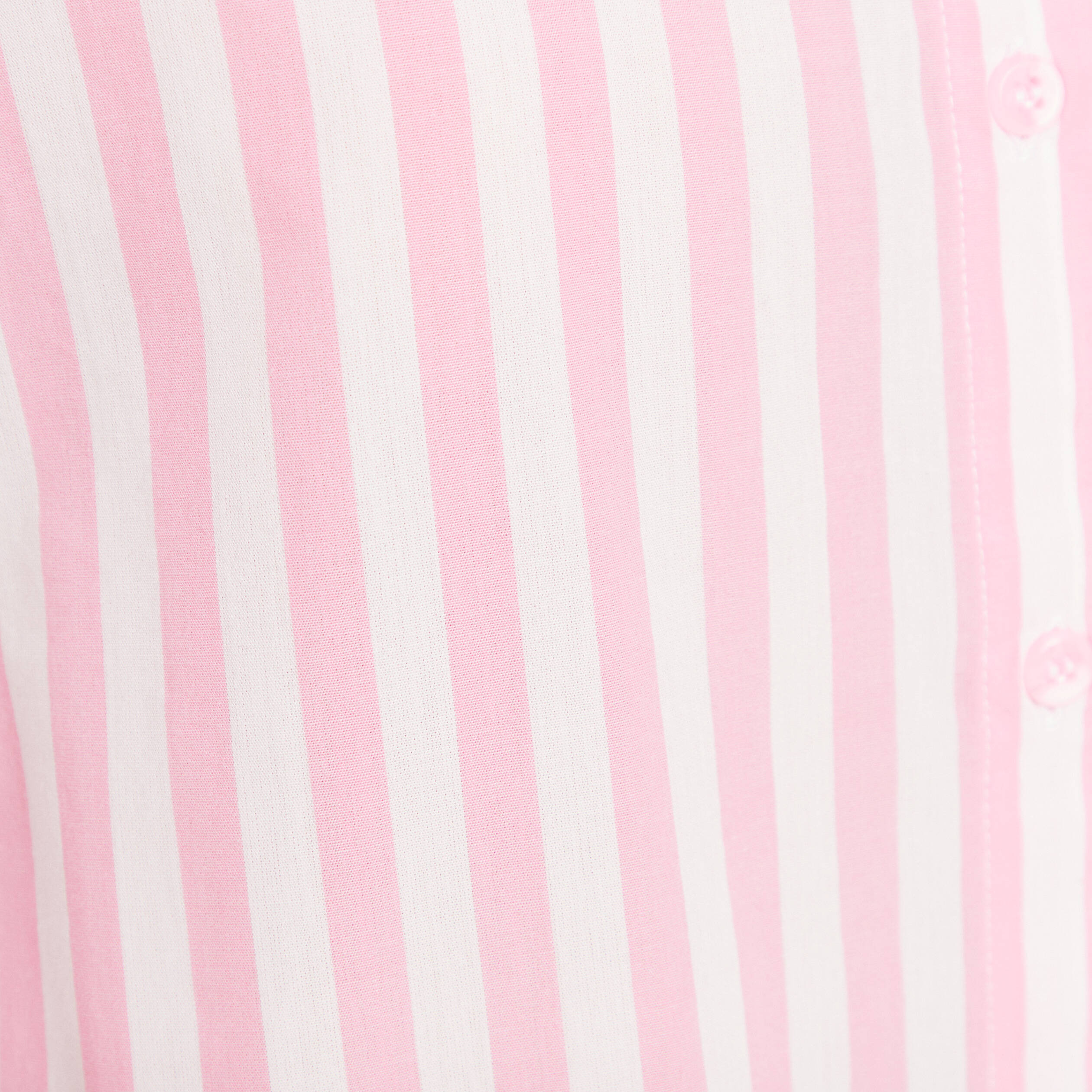 chemise ample mi longue en coton rose femme Chemise ample mi-longue en coton rose femme