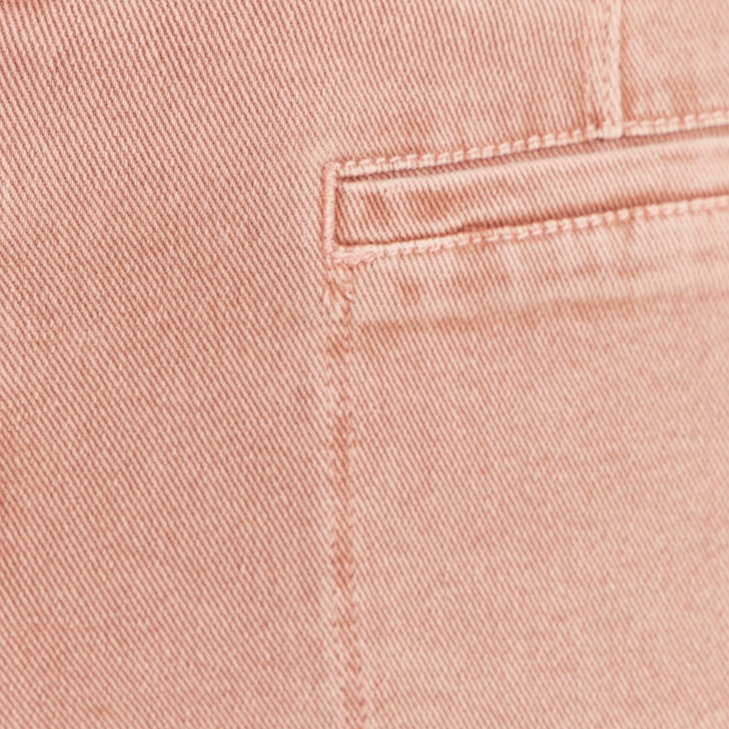 Jean bootcut taille haute marron clair femme