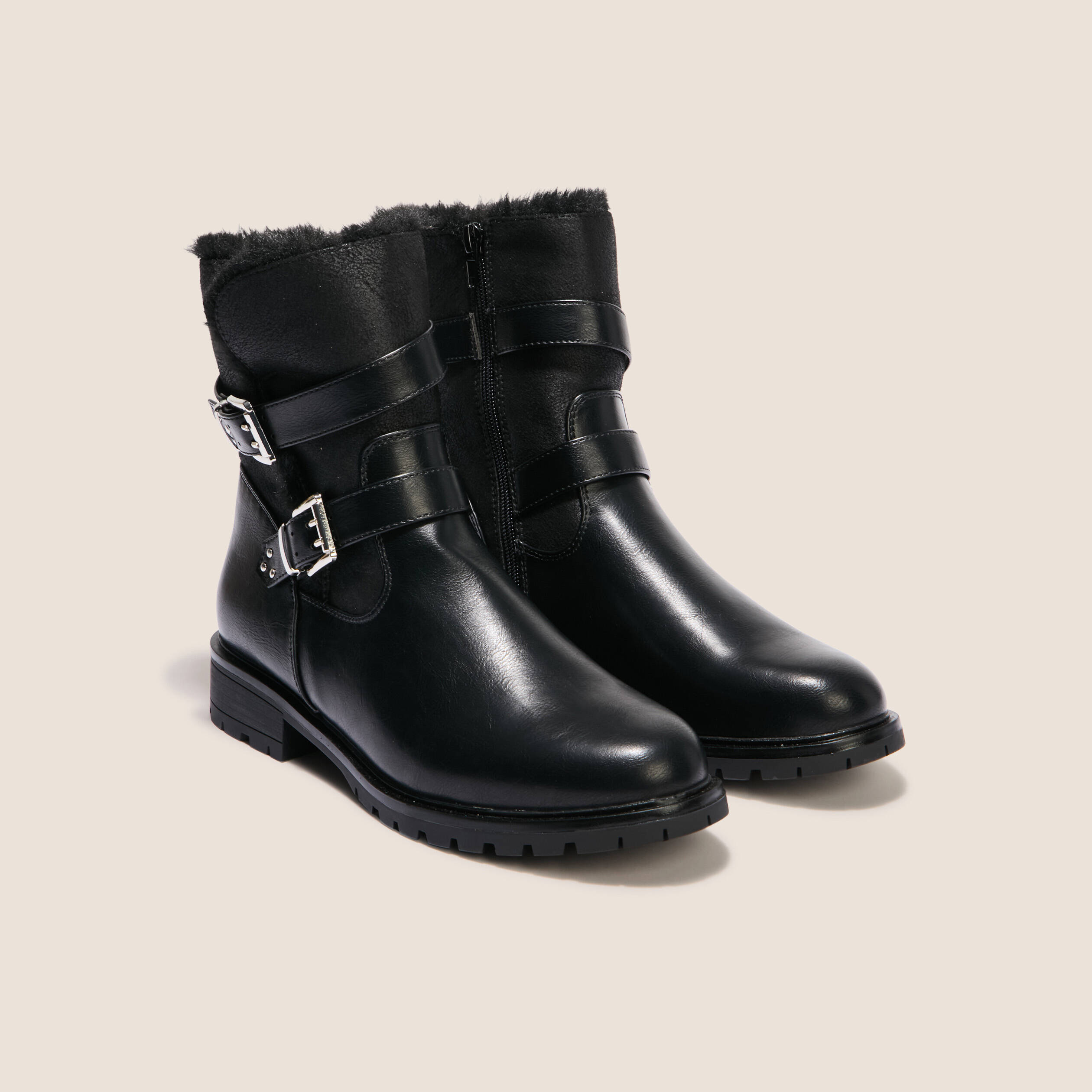Bottines noir femme