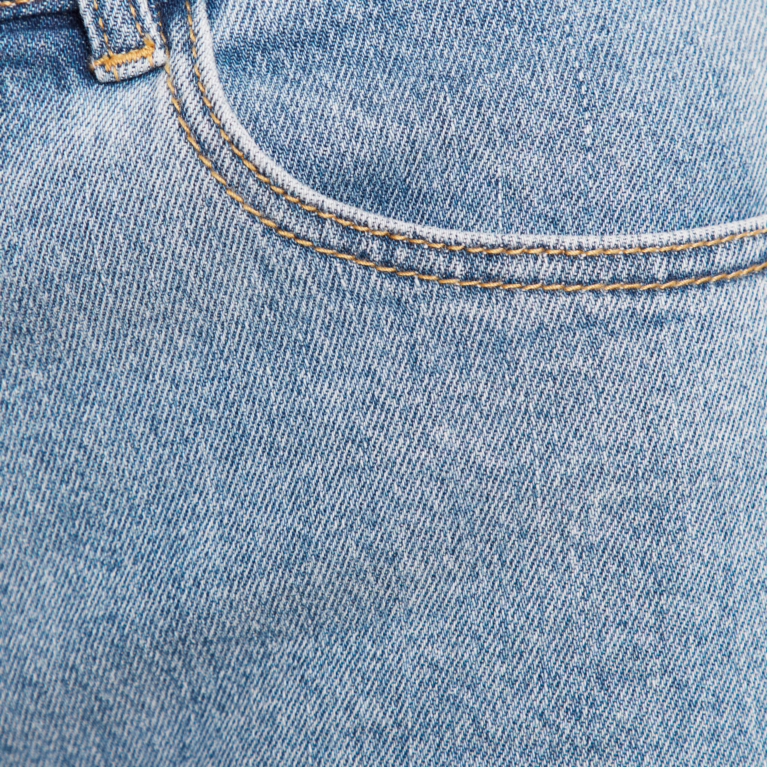 short large taille haute en jean denim double stone femme Short large taille haute en jean denim double stone femme