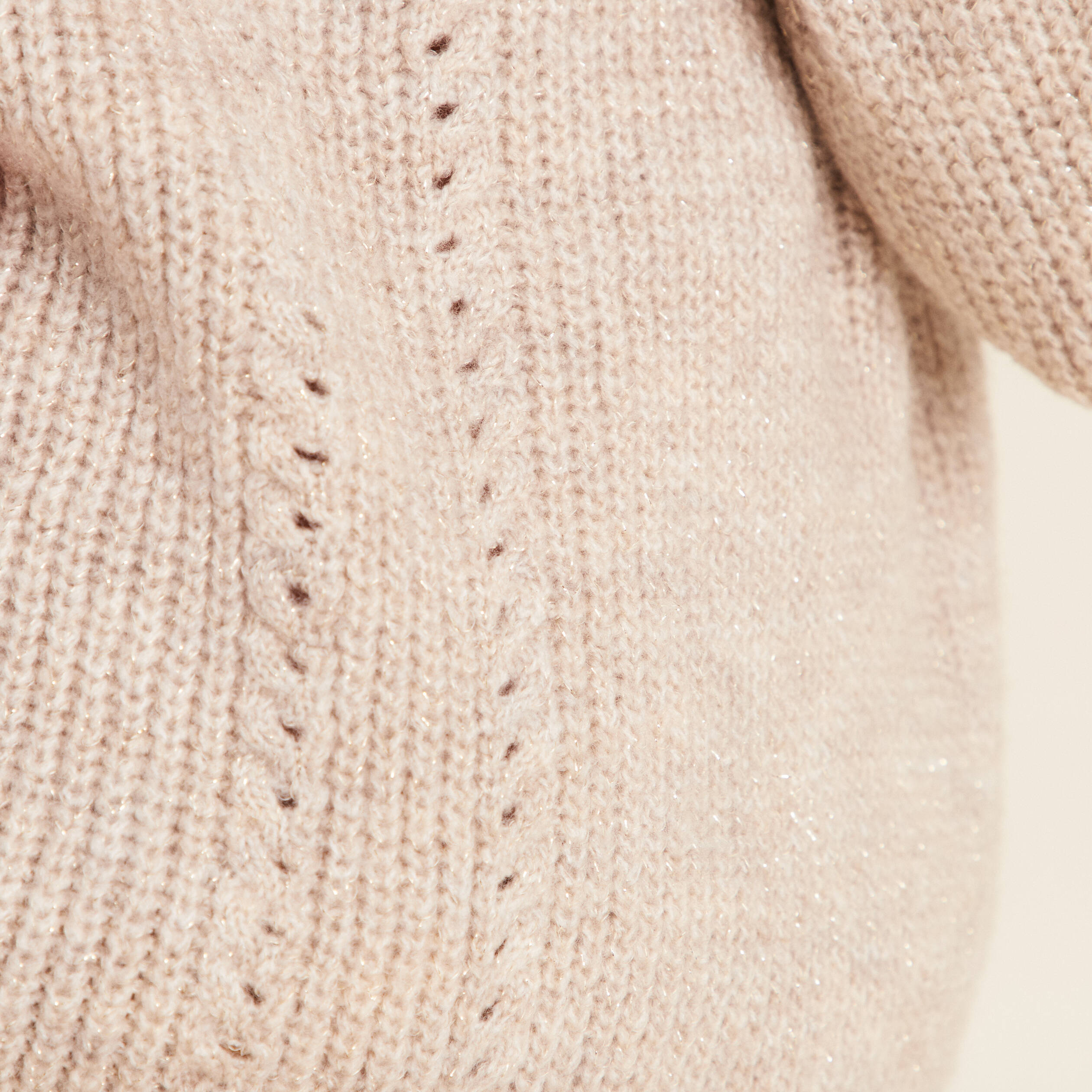 Pull manches longues beige femme Vibs