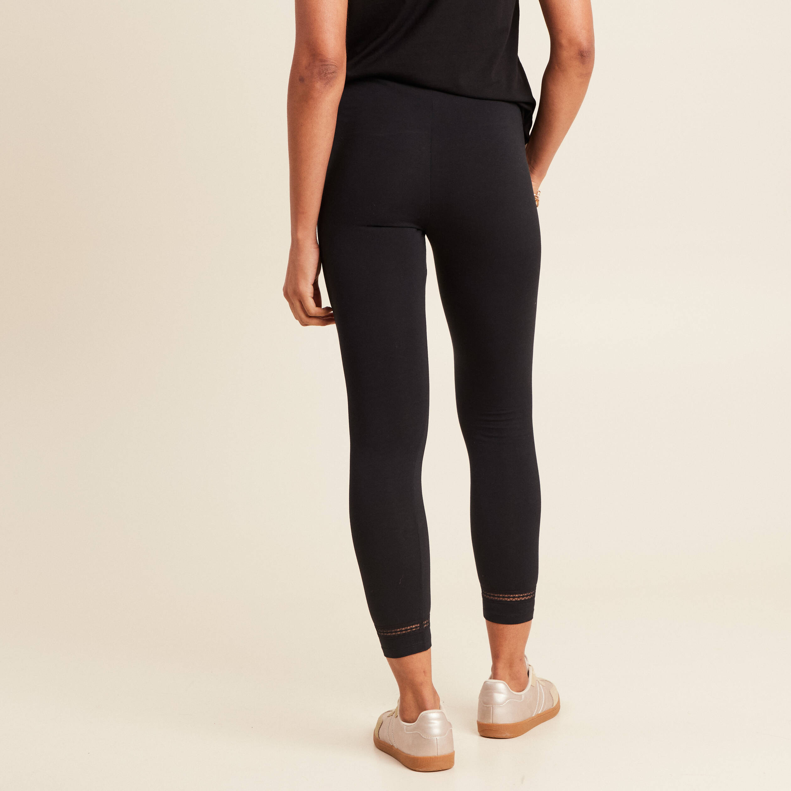 pantalon legging 78eme noir femme Pantalon legging 7/8ème noir femme