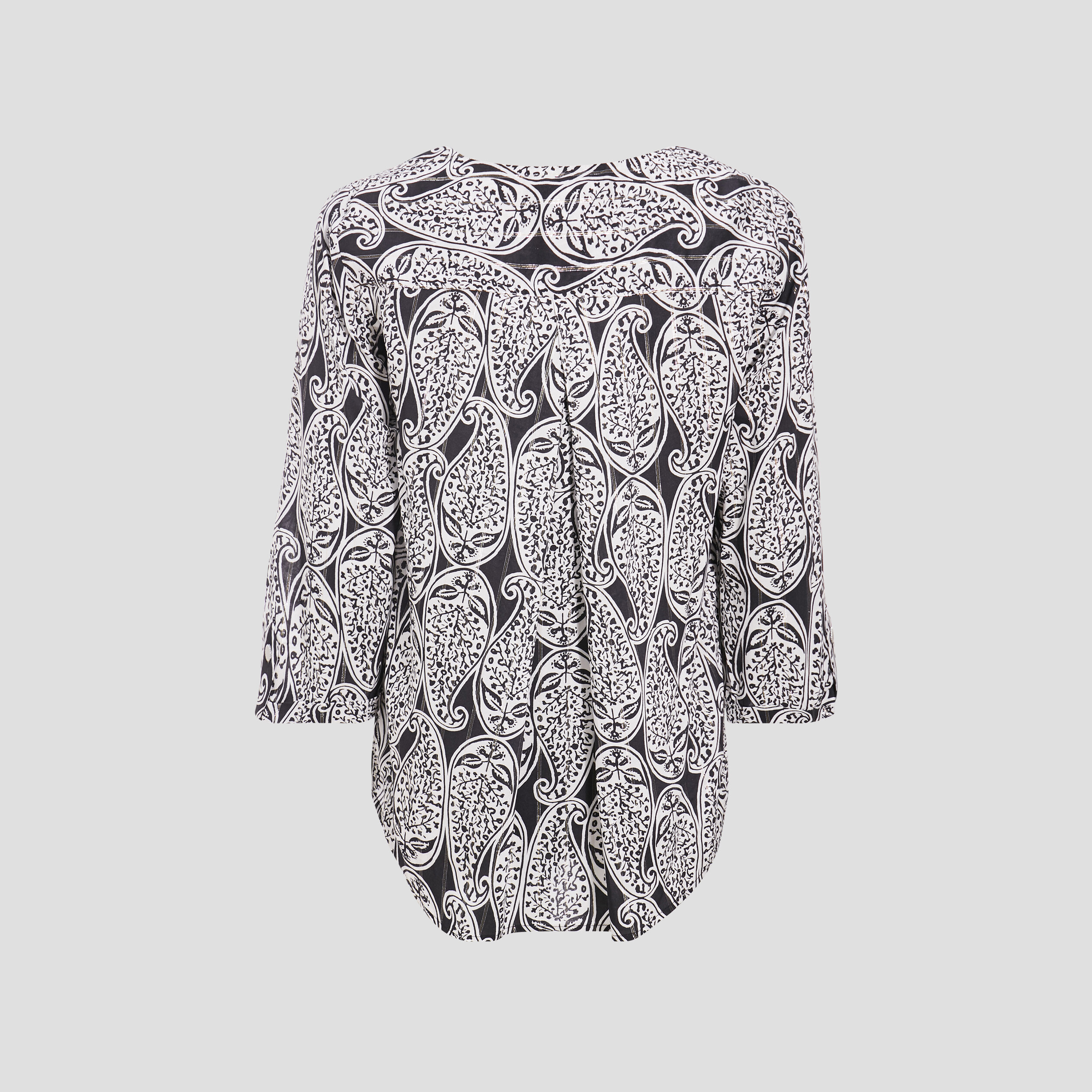 blouse manches 34 noir femme Blouse manches 3/4 noir femme