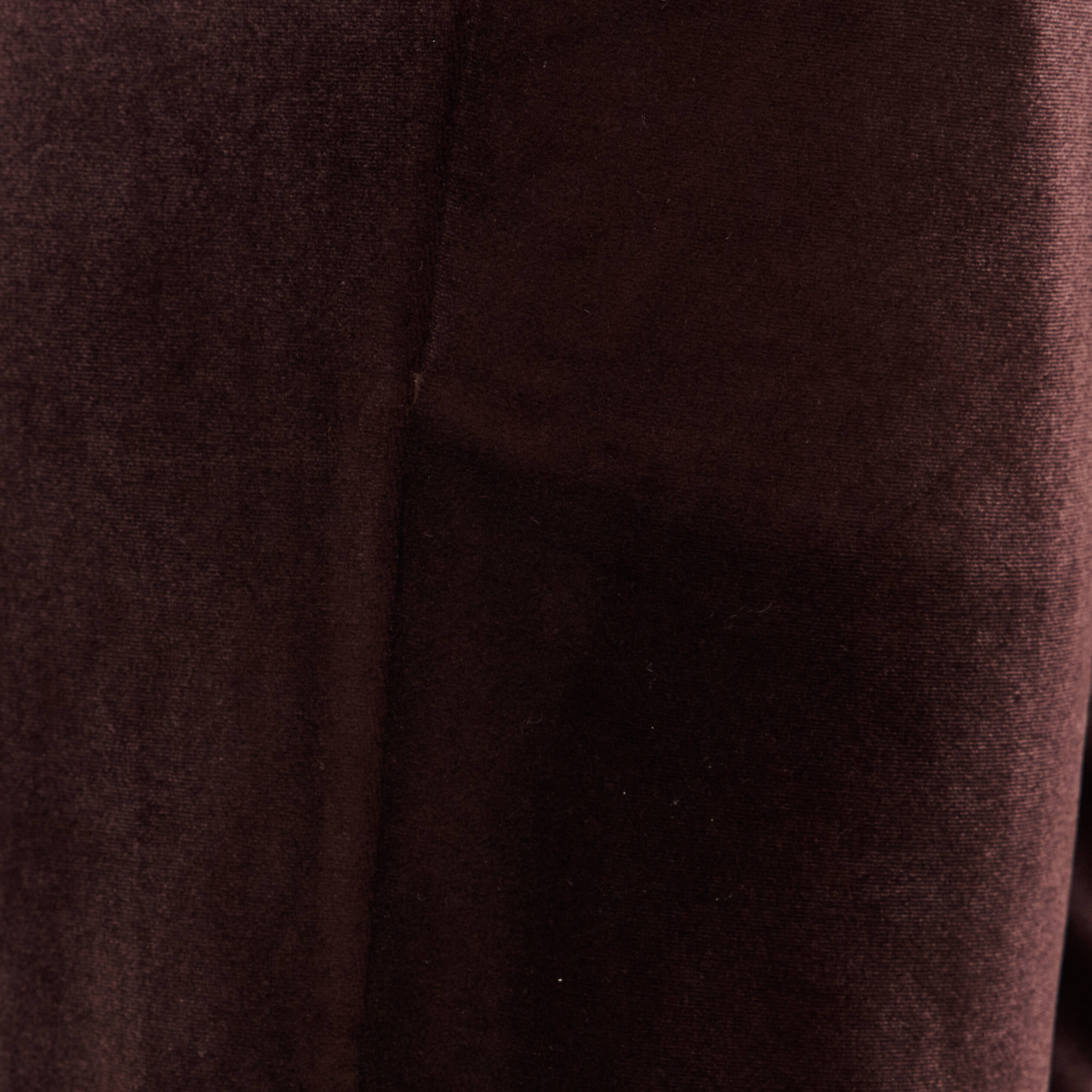 Pantalon large taille haute marron fonc&eacute; femme