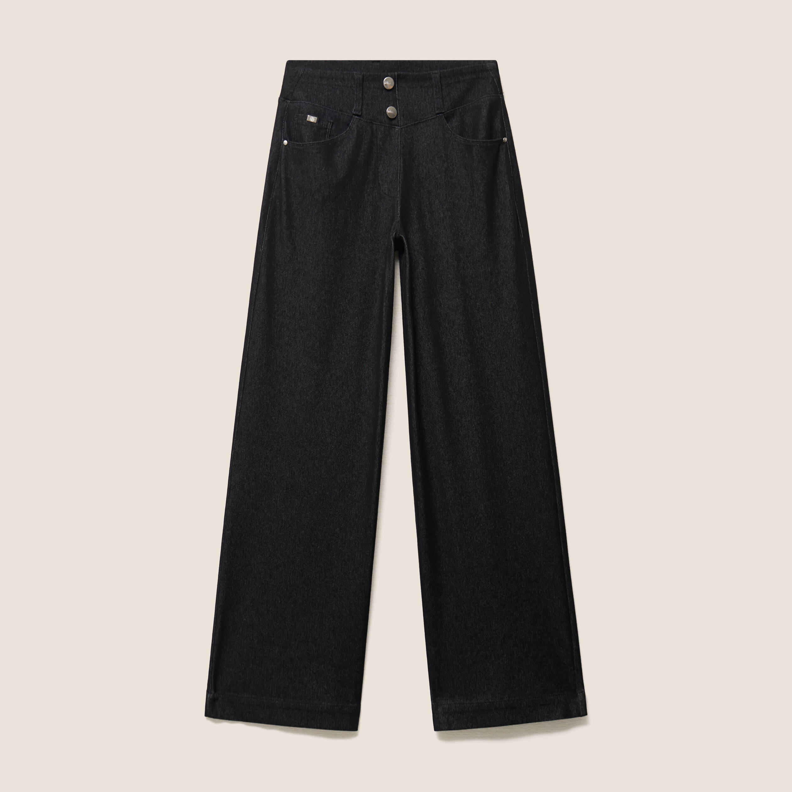 Jean denim noir femme