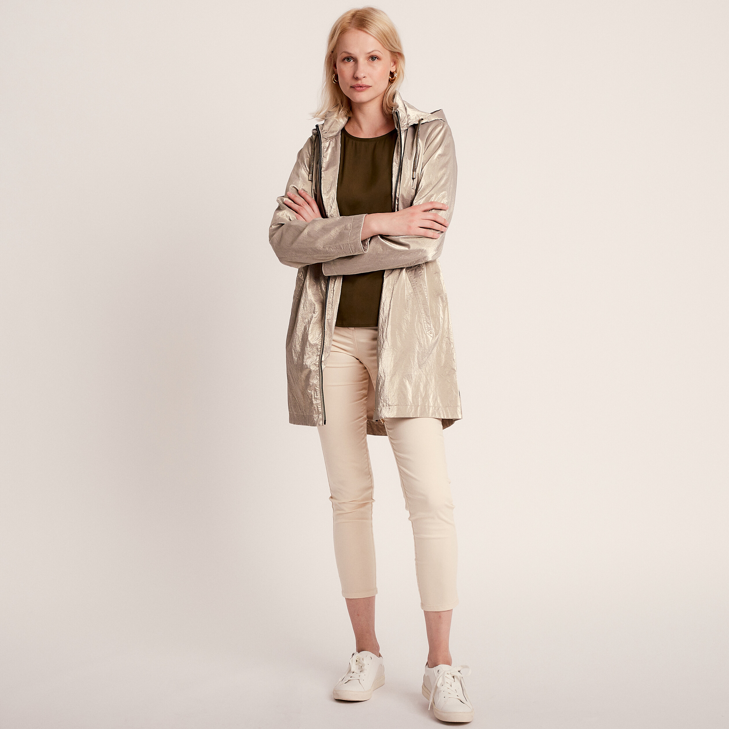 pantalon ajuste ivoire femme Pantalon ajusté ivoire femme