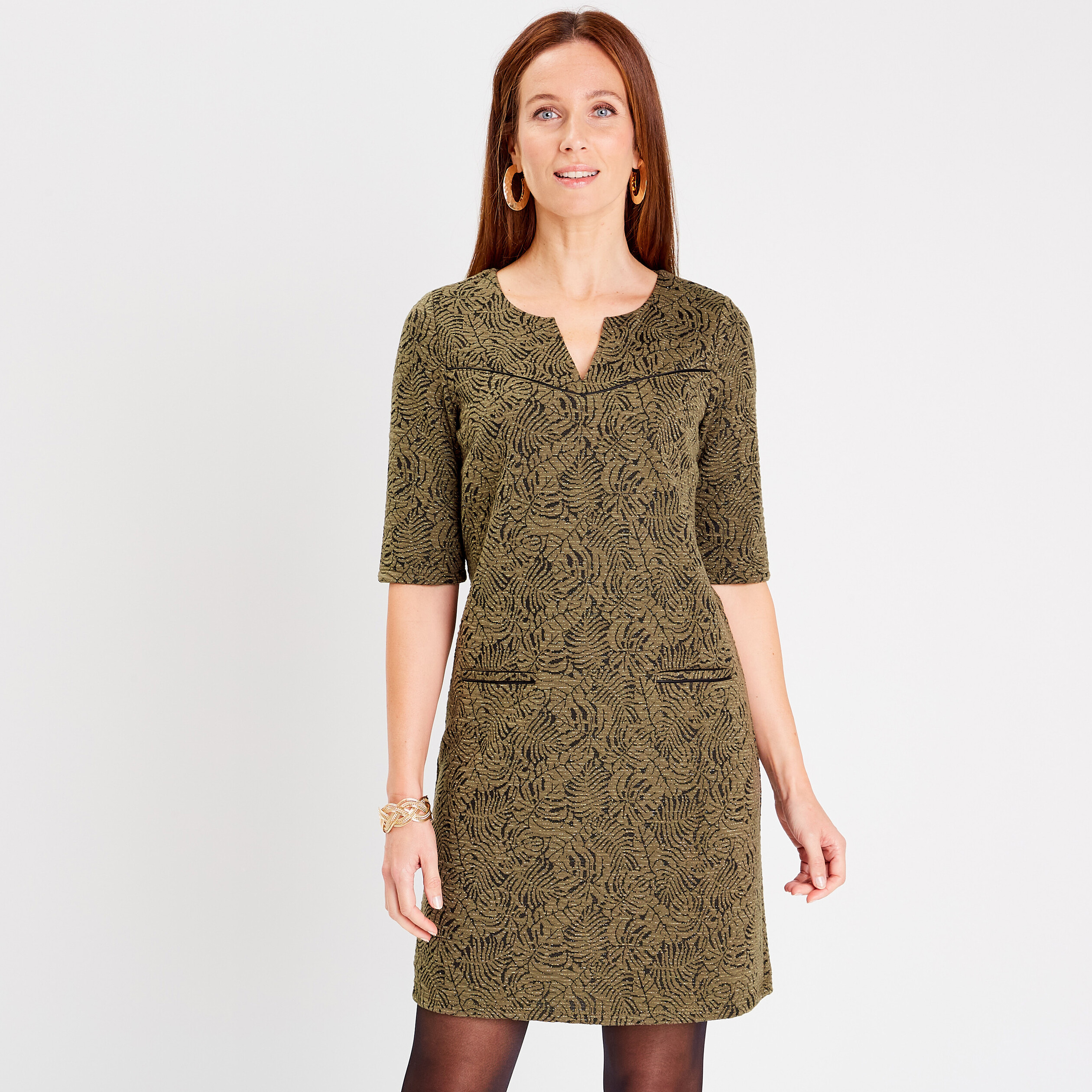 Robe droite on sale kaki