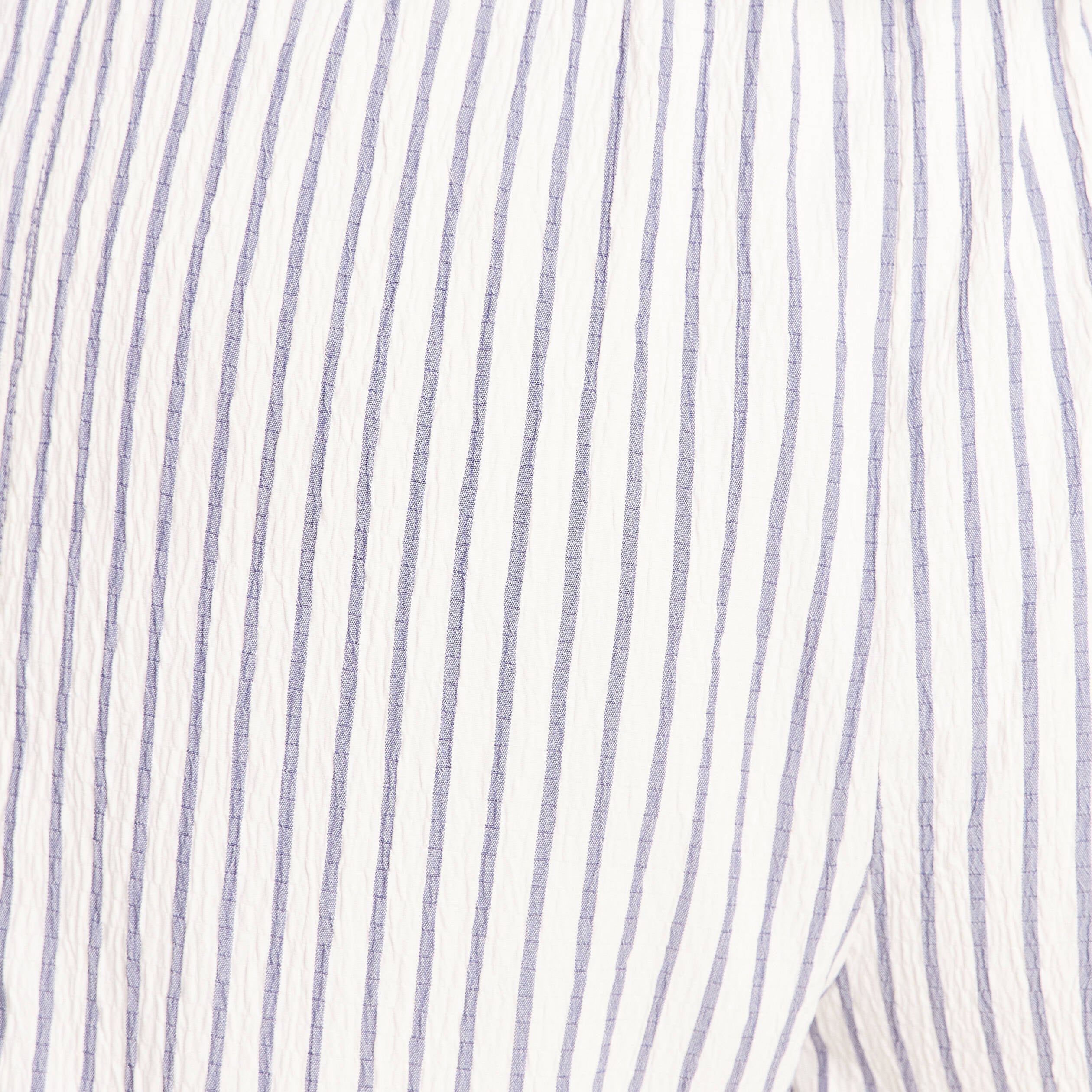 Pantalon fluide coupe barrel bleu femme