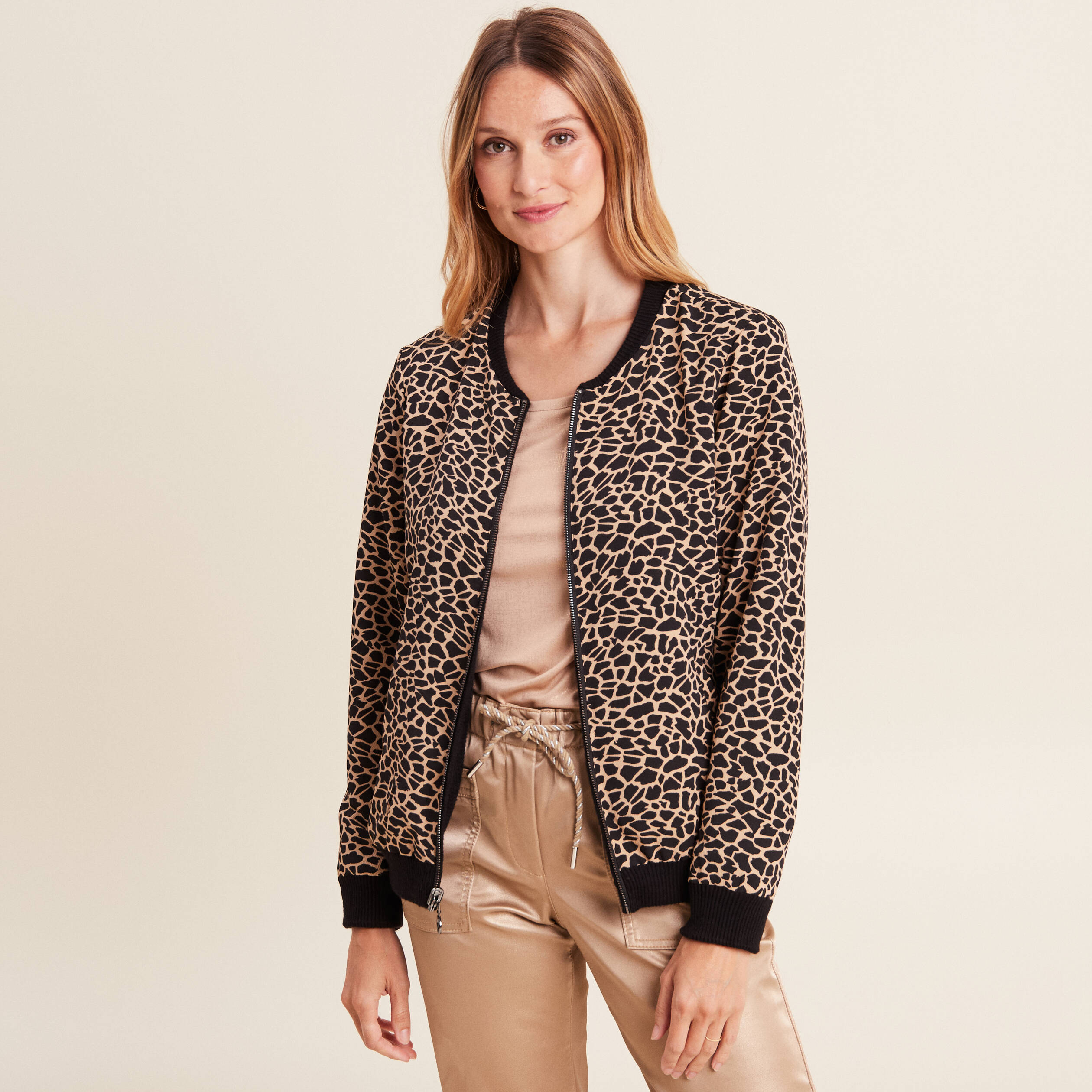 gilet reversible manches longues noir femme Gilet réversible manches longues noir femme
