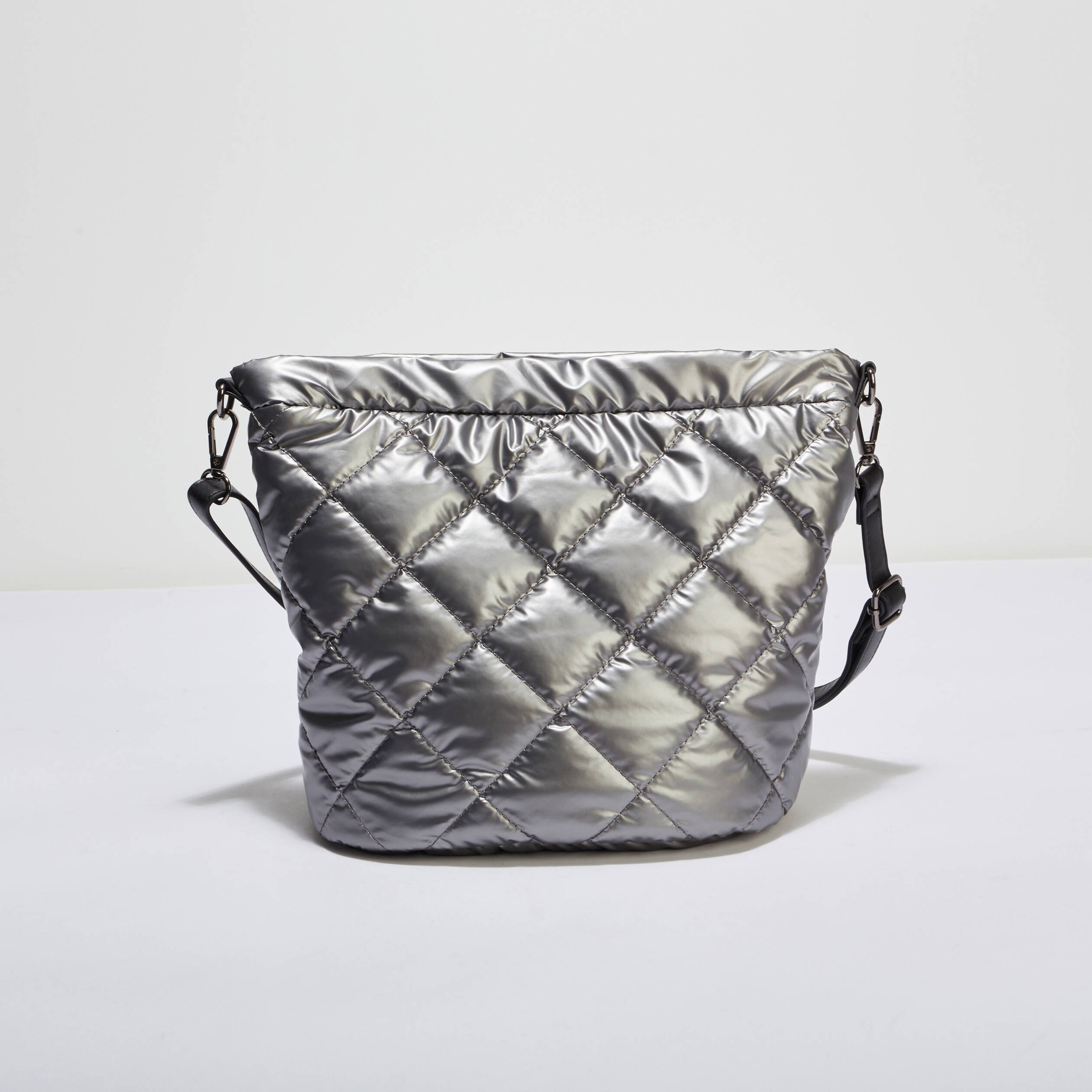 Sac seau argenté cheap