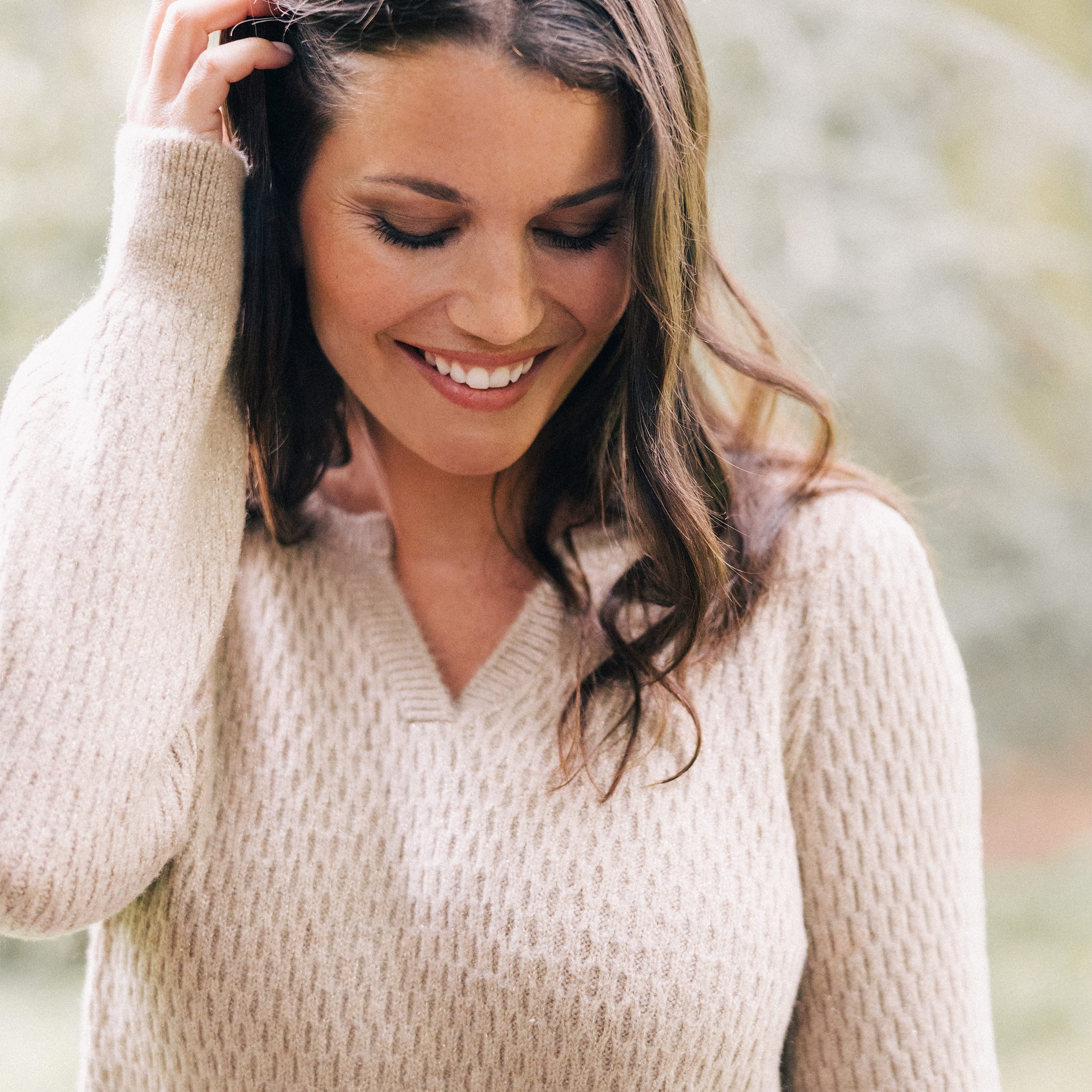 pull manches longues beige femme Pull manches longues beige femme
