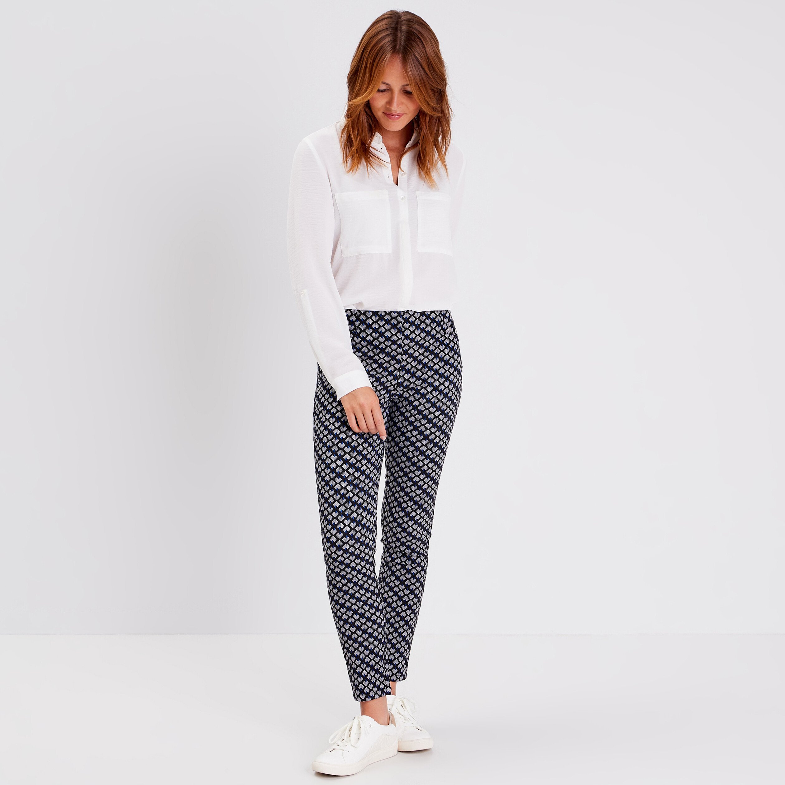 tregging taille elastiquee noir femme Tregging taille élastiquée noir femme