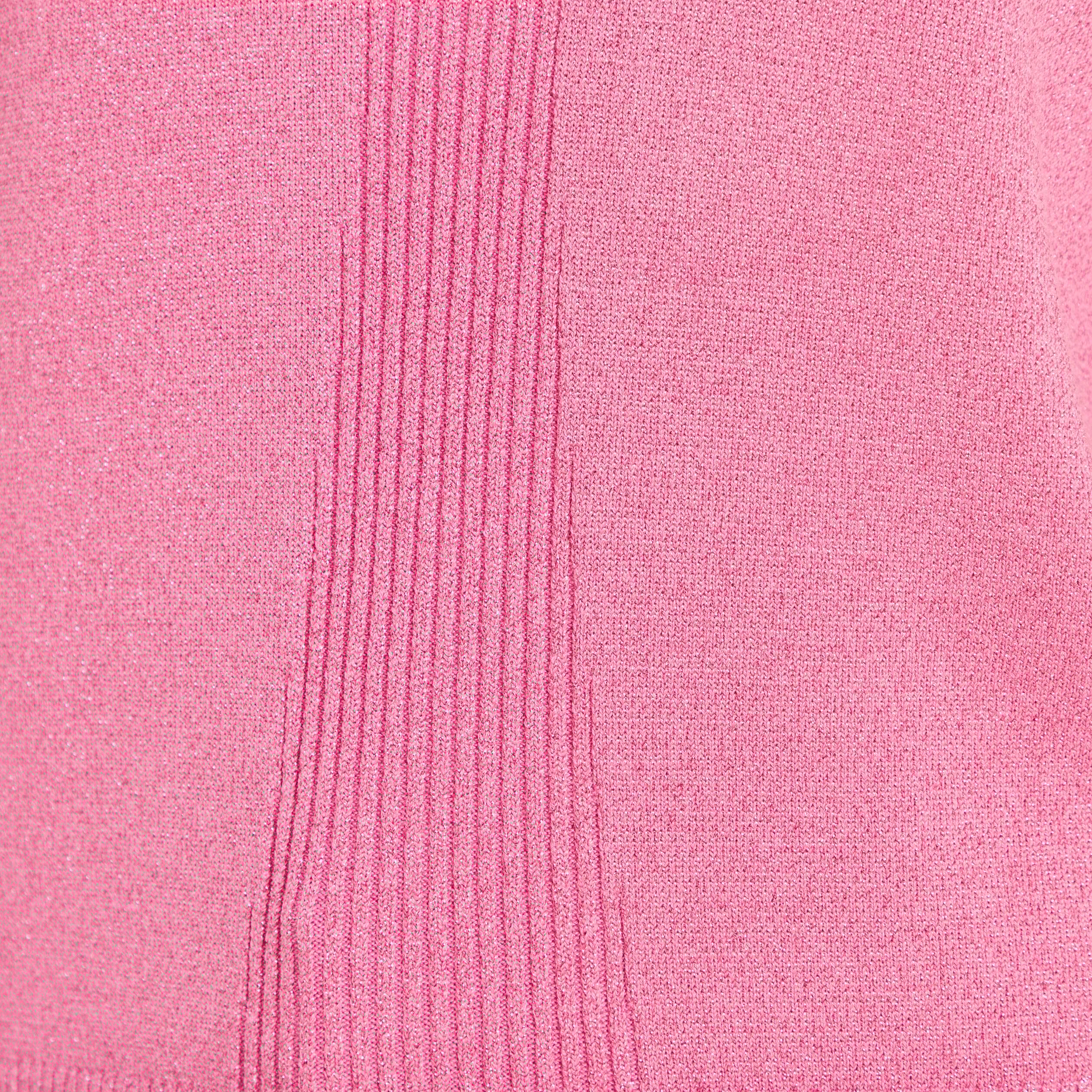 pull manches longues col en v rose femme Pull manches longues col en V rose femme