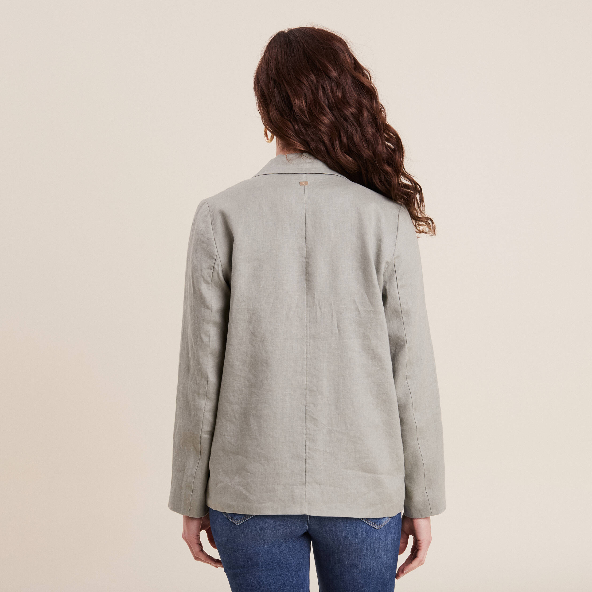veste esprit tailleur cintree vert clair femme Veste esprit tailleur cintrée vert clair femme