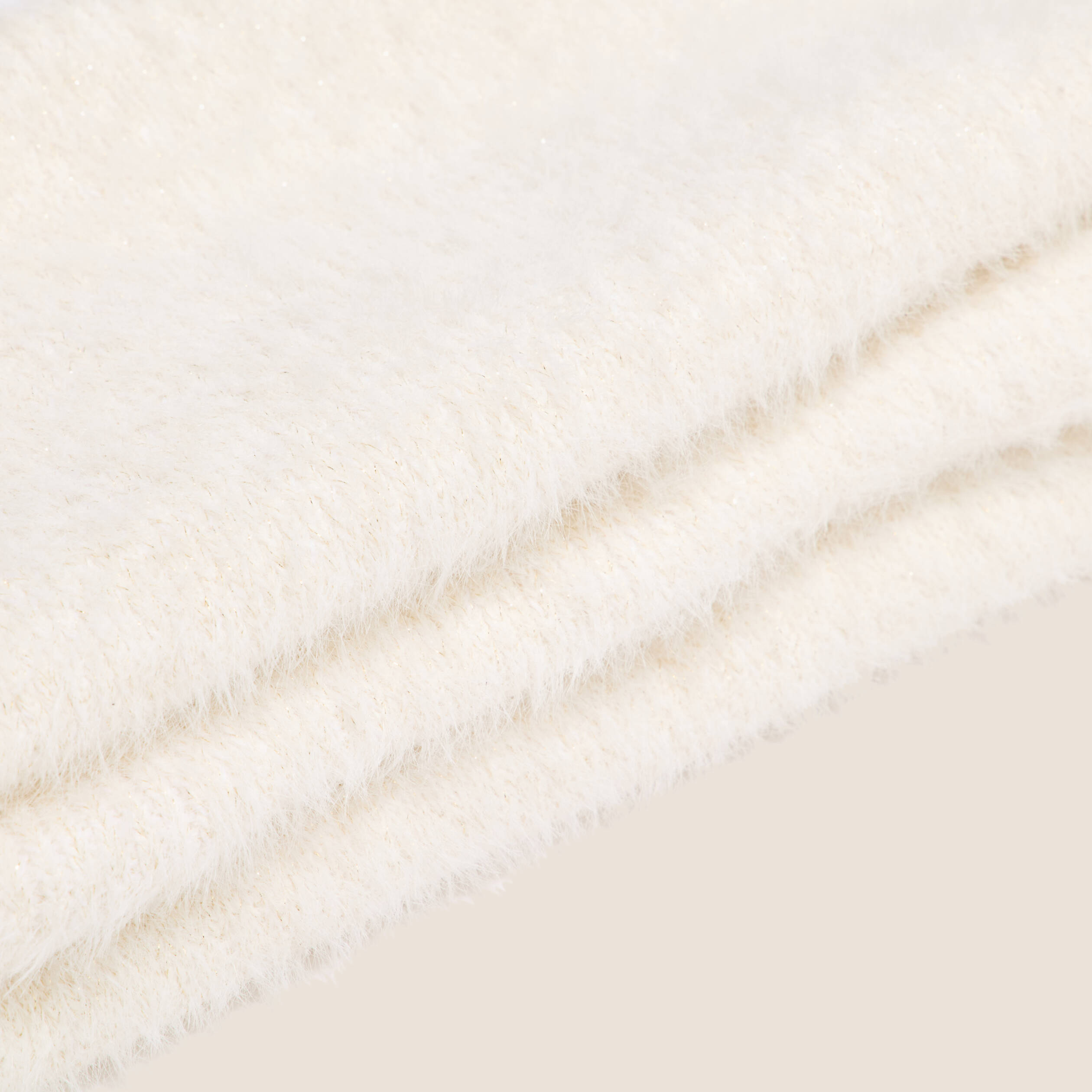&Eacute;charpe avec broderies ecru femme