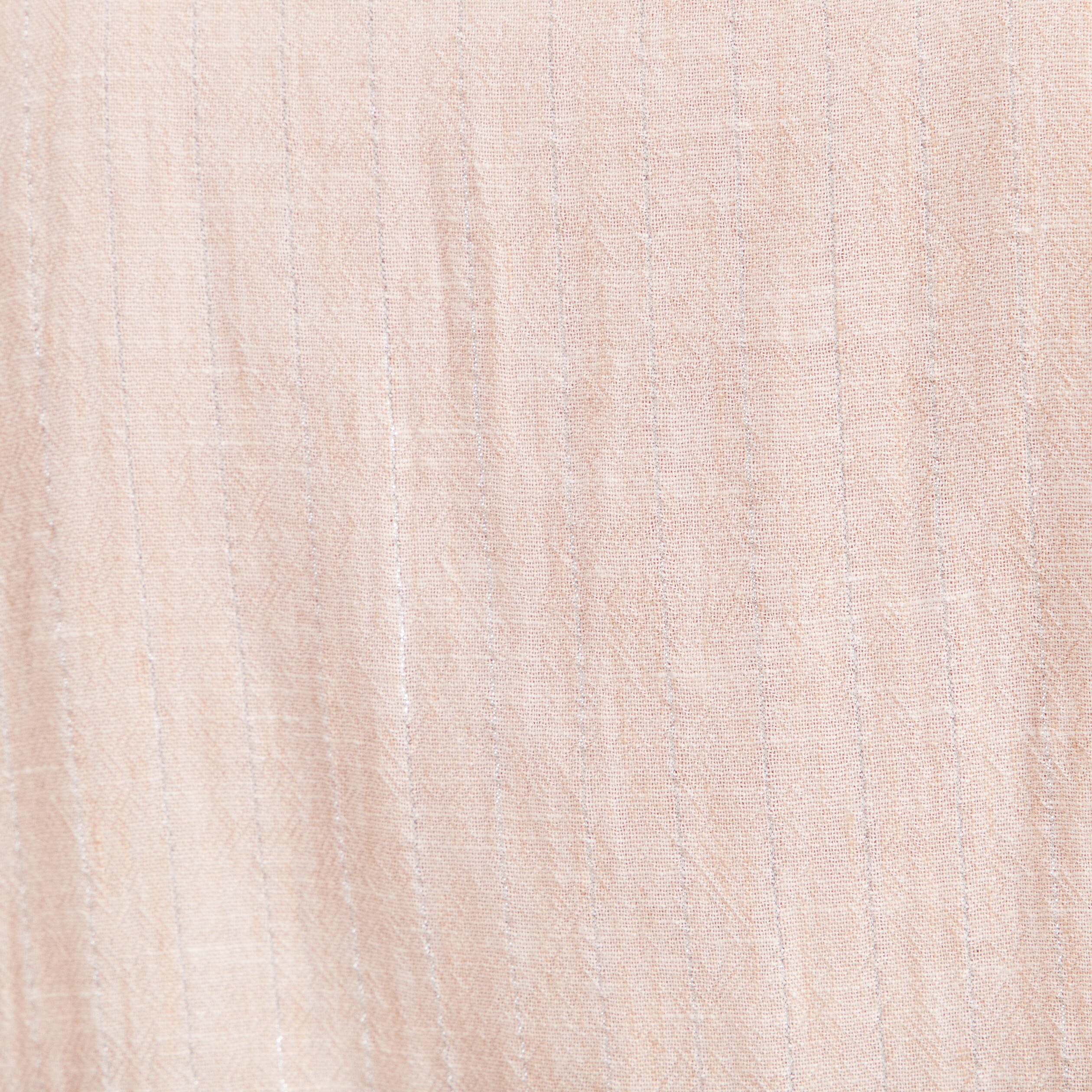 Blouse manches courtes fluide beige femme