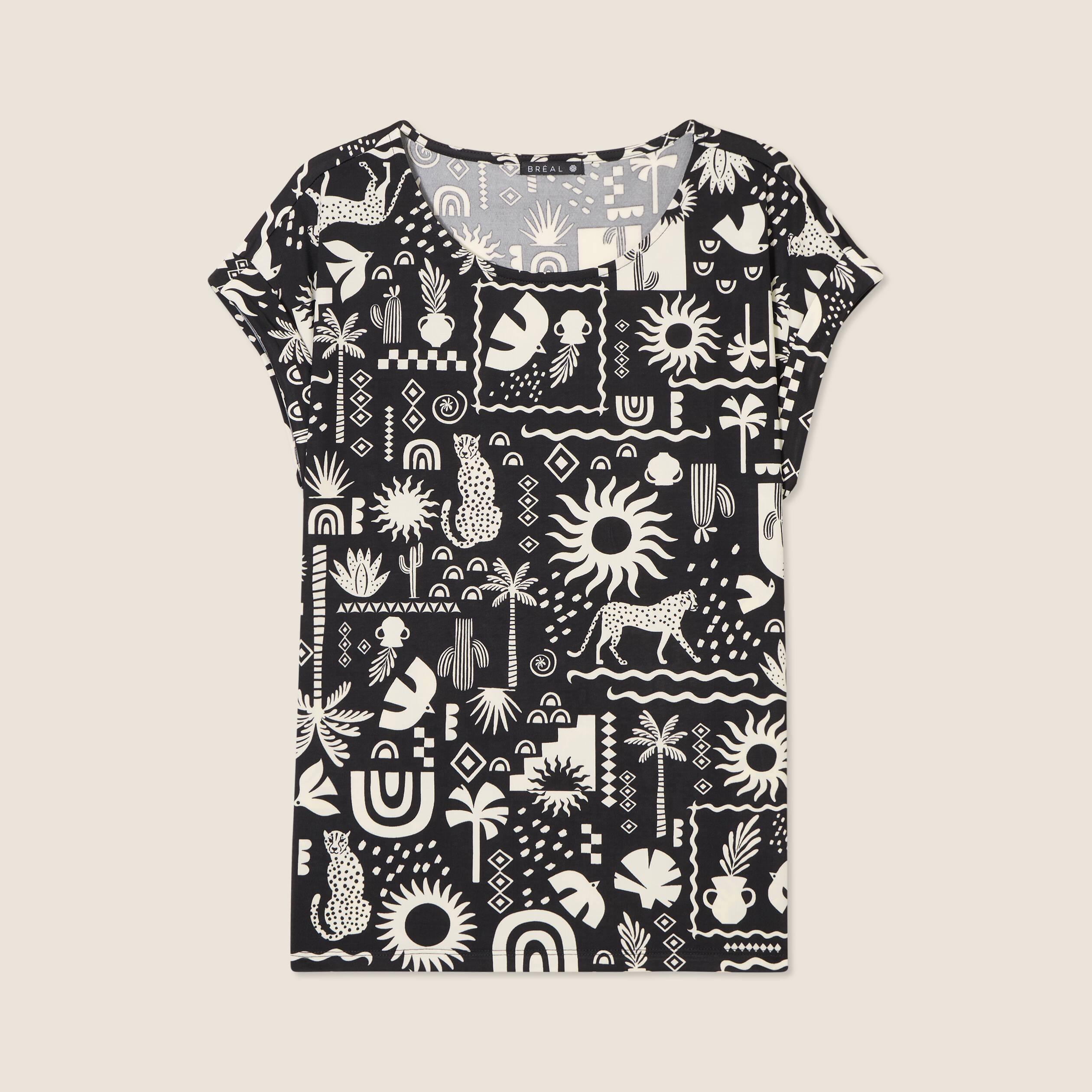 t shirt manches courtes noir femme T-shirt manches courtes noir femme