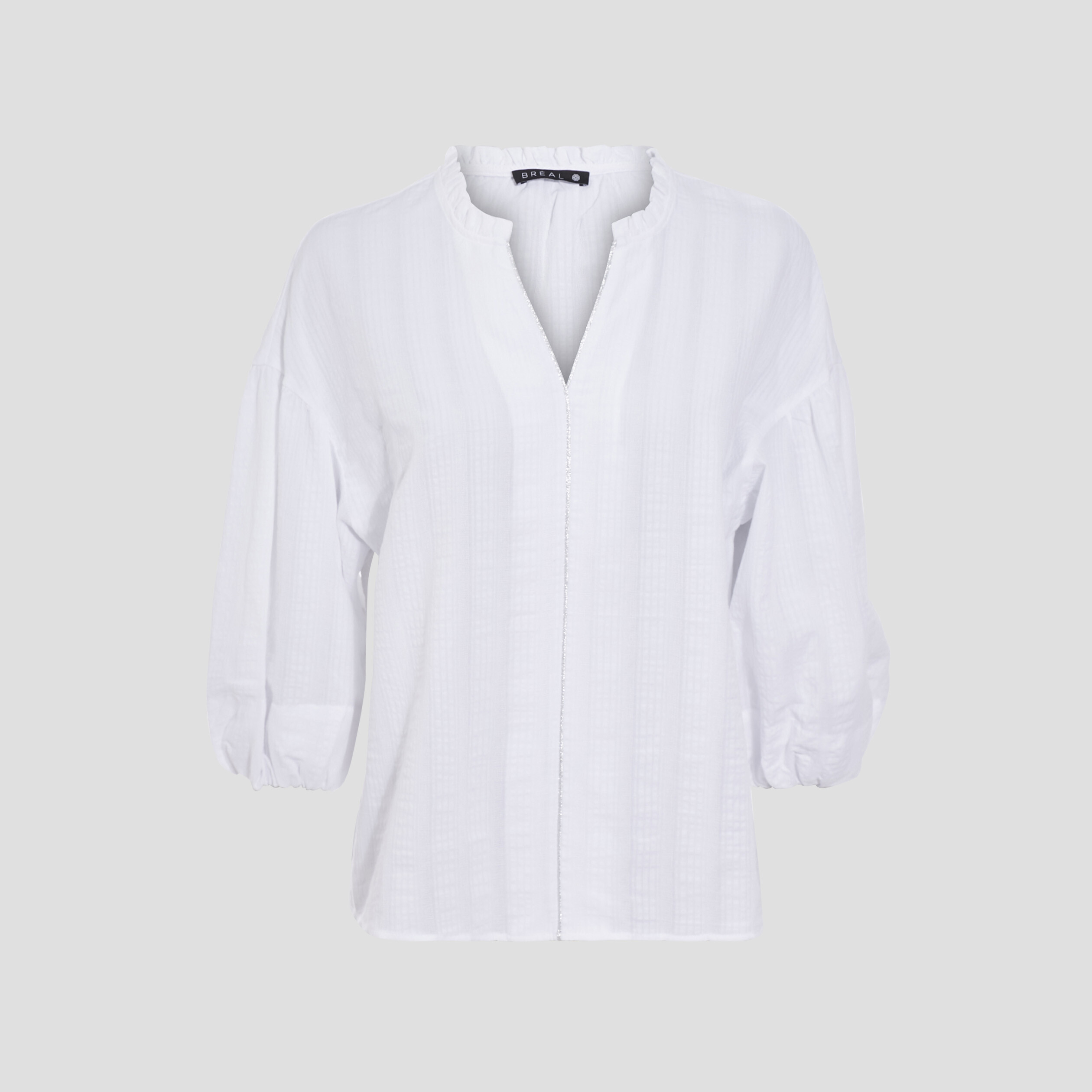 blouse manches 34 ecru femme Blouse manches 3/4 ecru femme