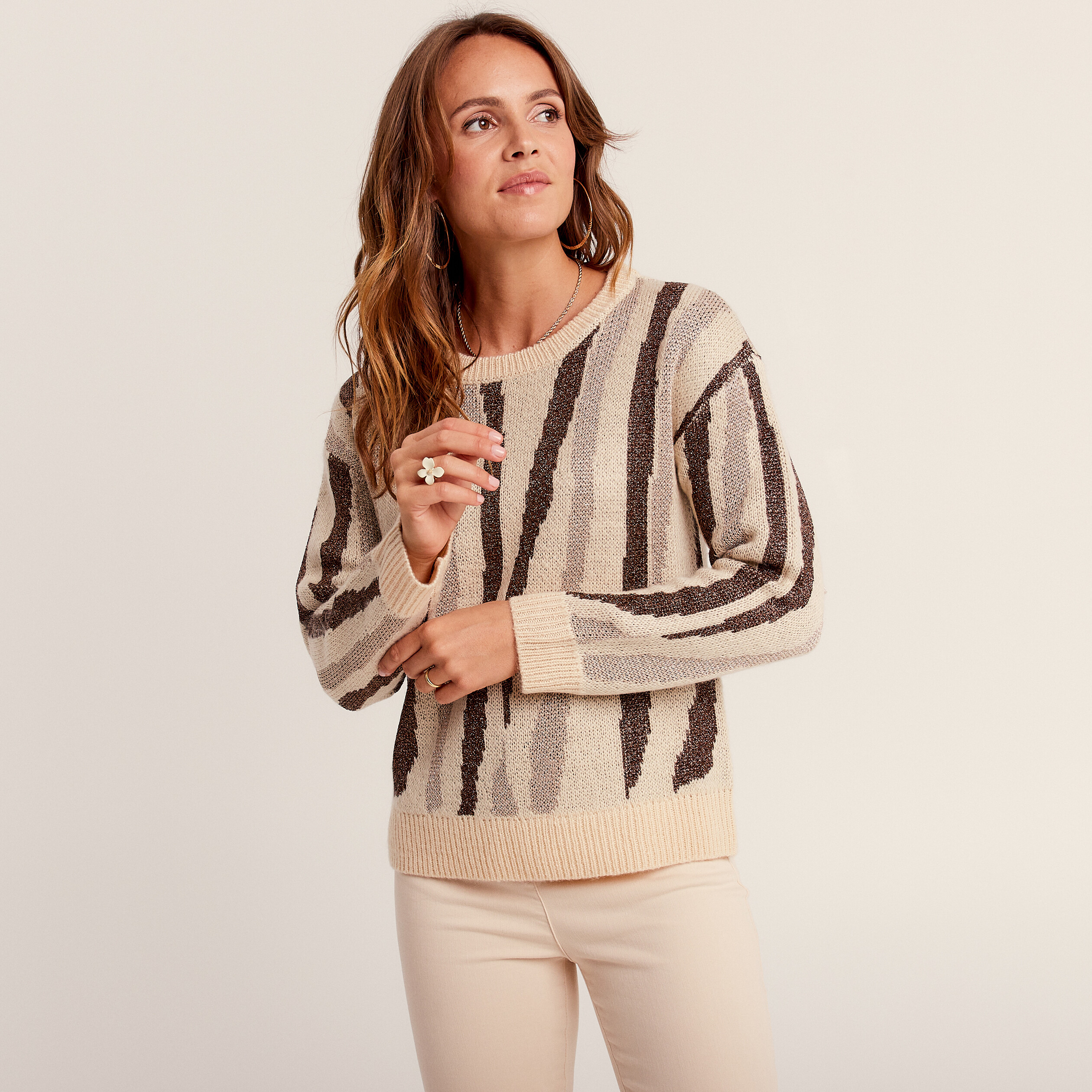pull manches longues blanc femme Pull manches longues blanc femme