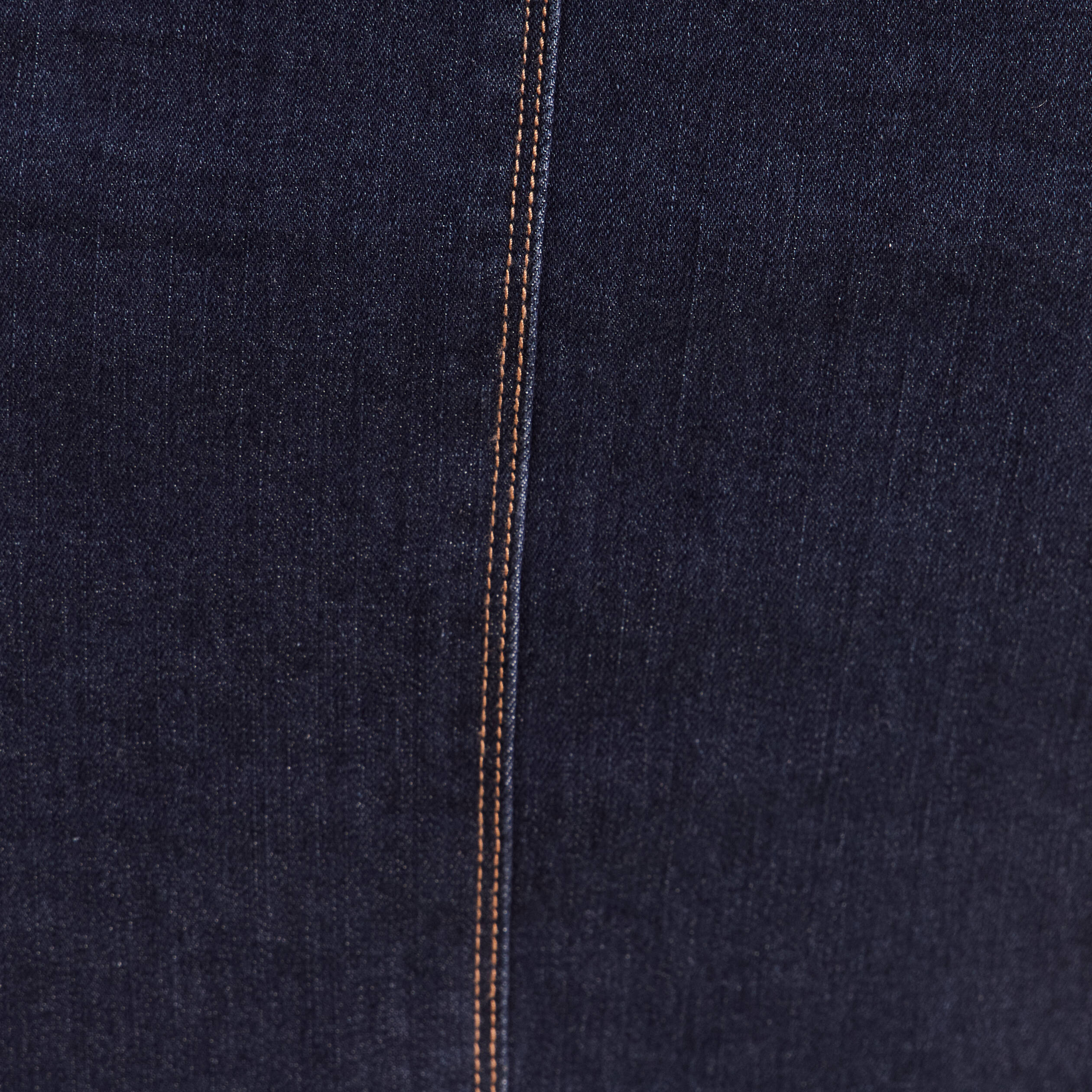 Jupe droite courte denim brut femme