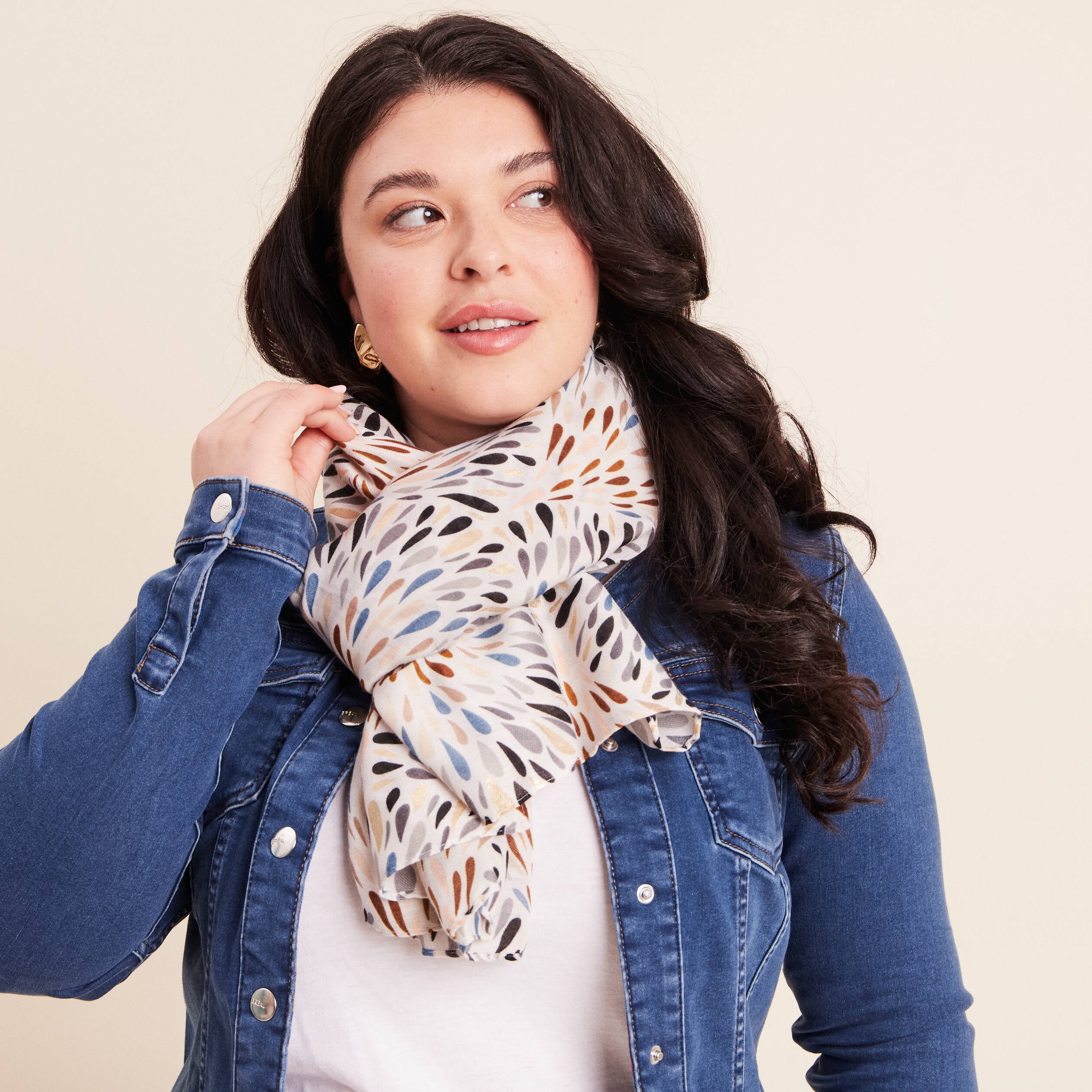 &Eacute;tole multicolore femme