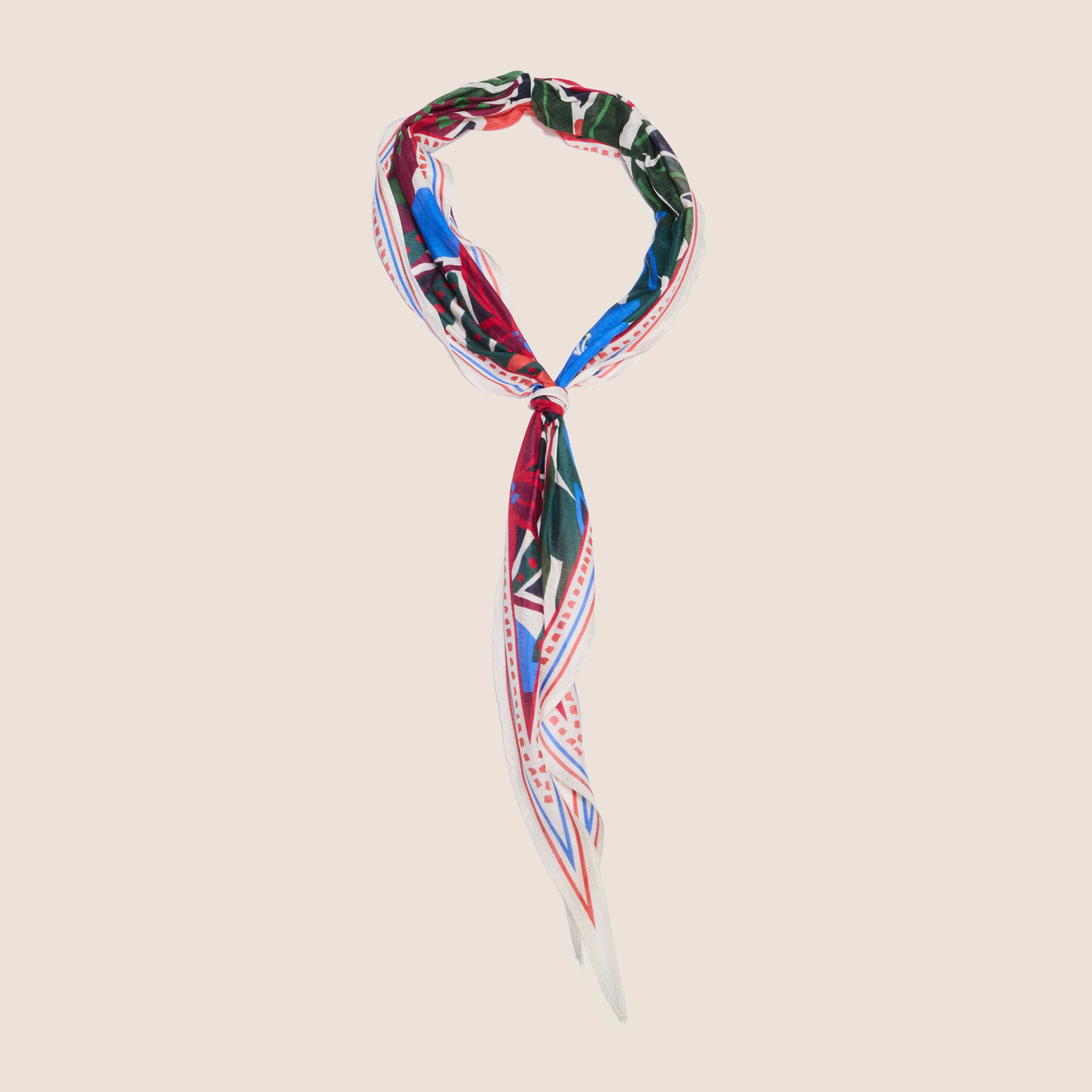 Foulard multicolore femme