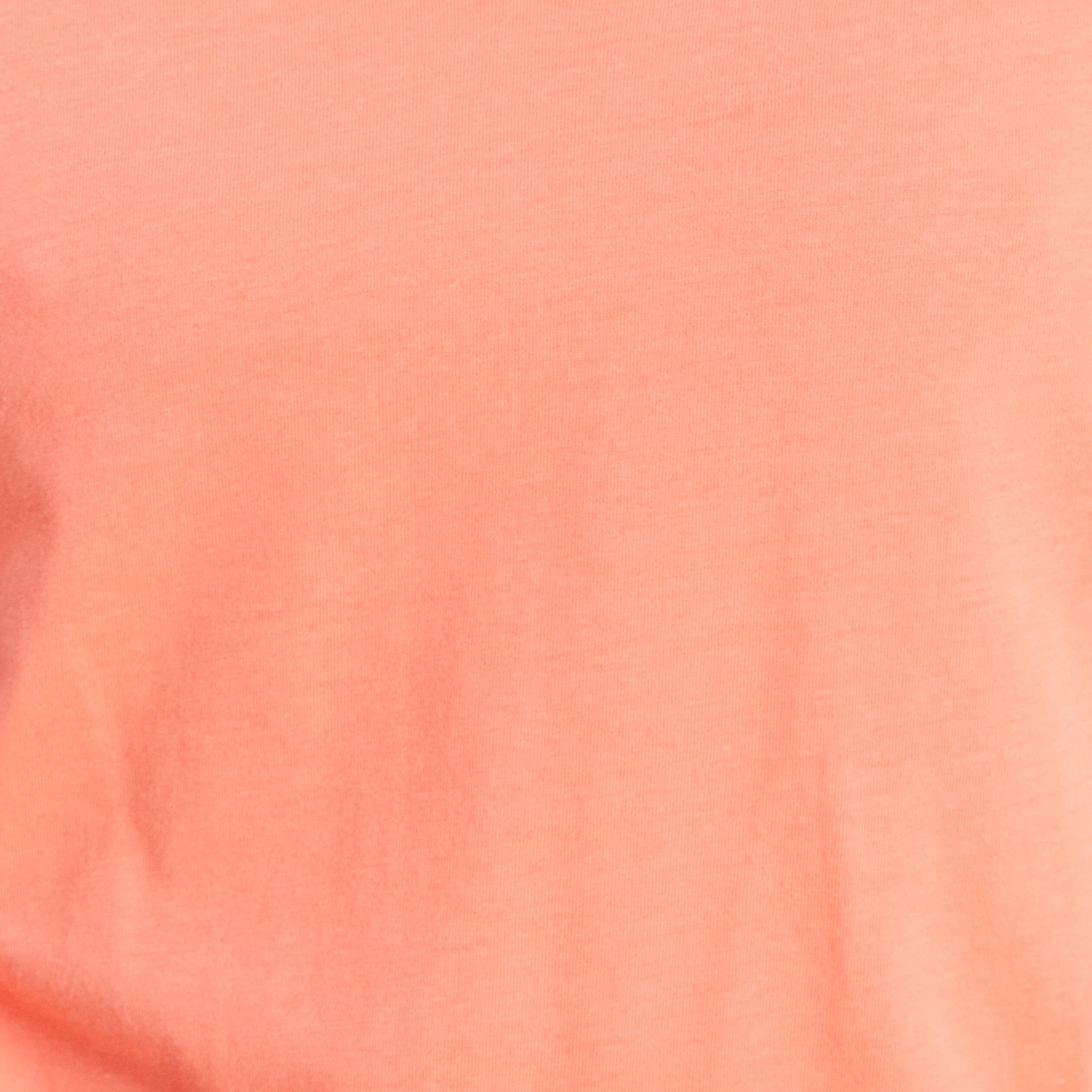 T-shirt manches courtes orange fluo femme