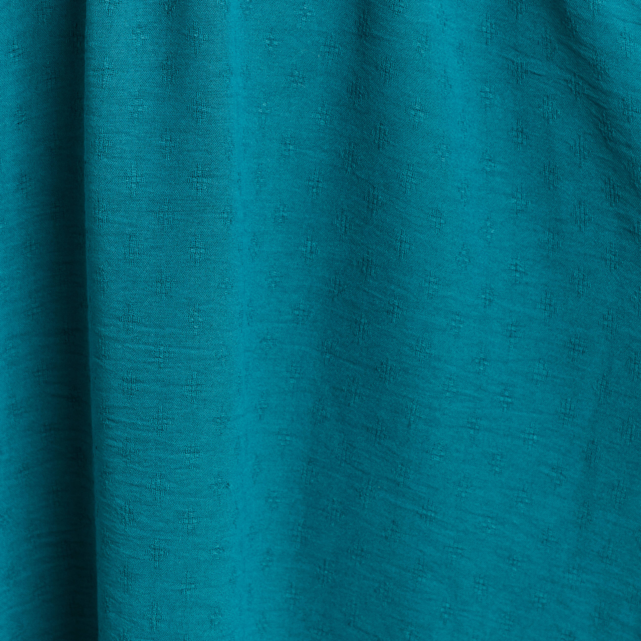 Robe &eacute;vas&eacute;e taille smock&eacute;e vert femme