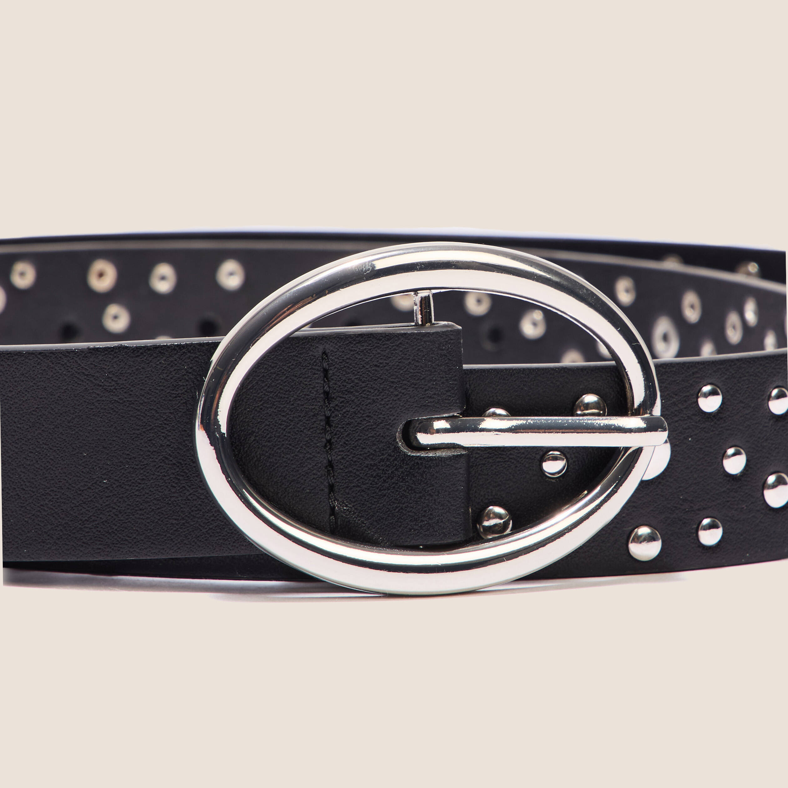 ceinture cloutee noir femme Ceinture cloutée noir femme