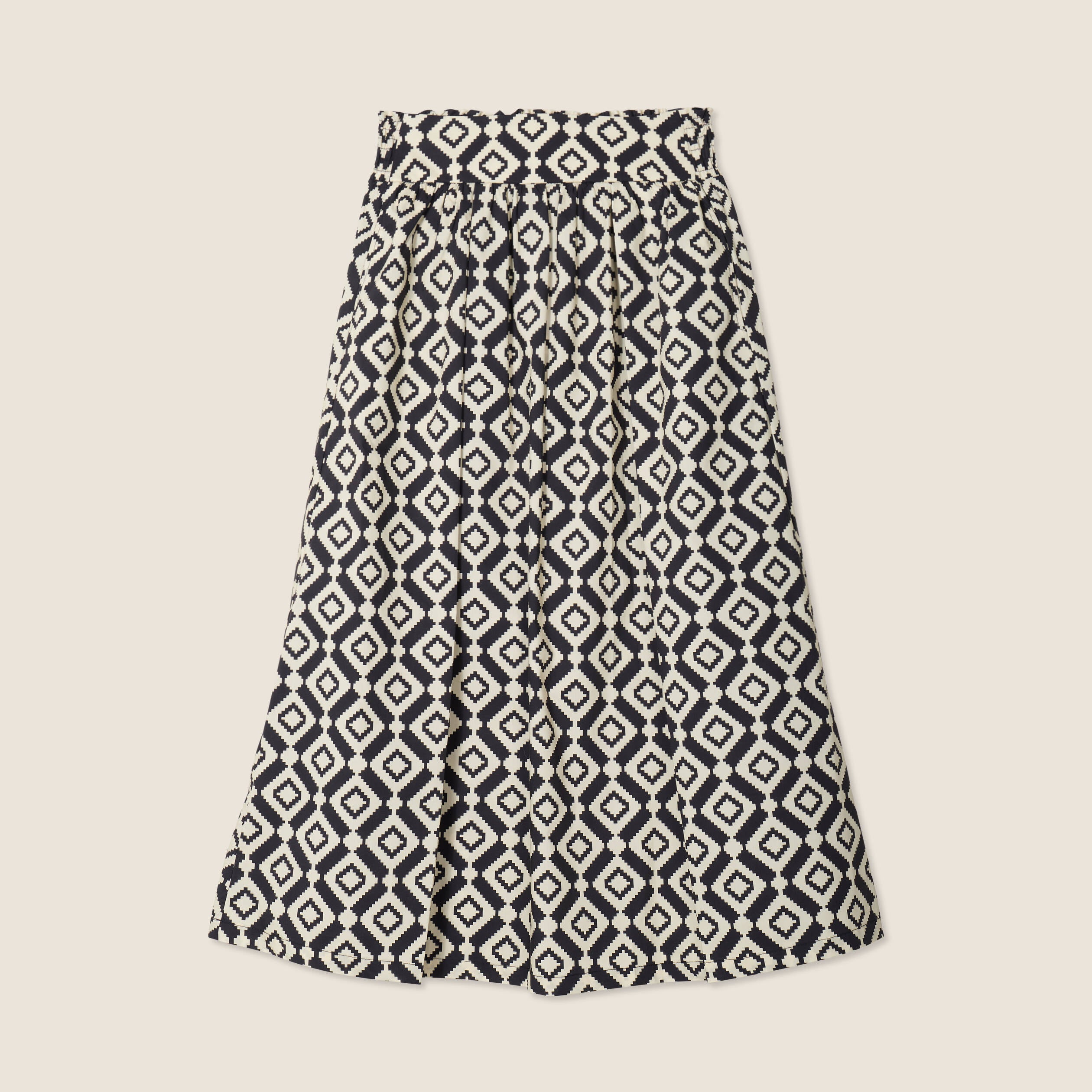 Jupe longue &eacute;vas&eacute;e noir femme